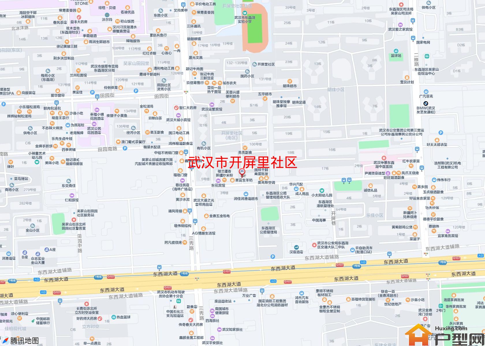 开屏里社区小区 - 户型网