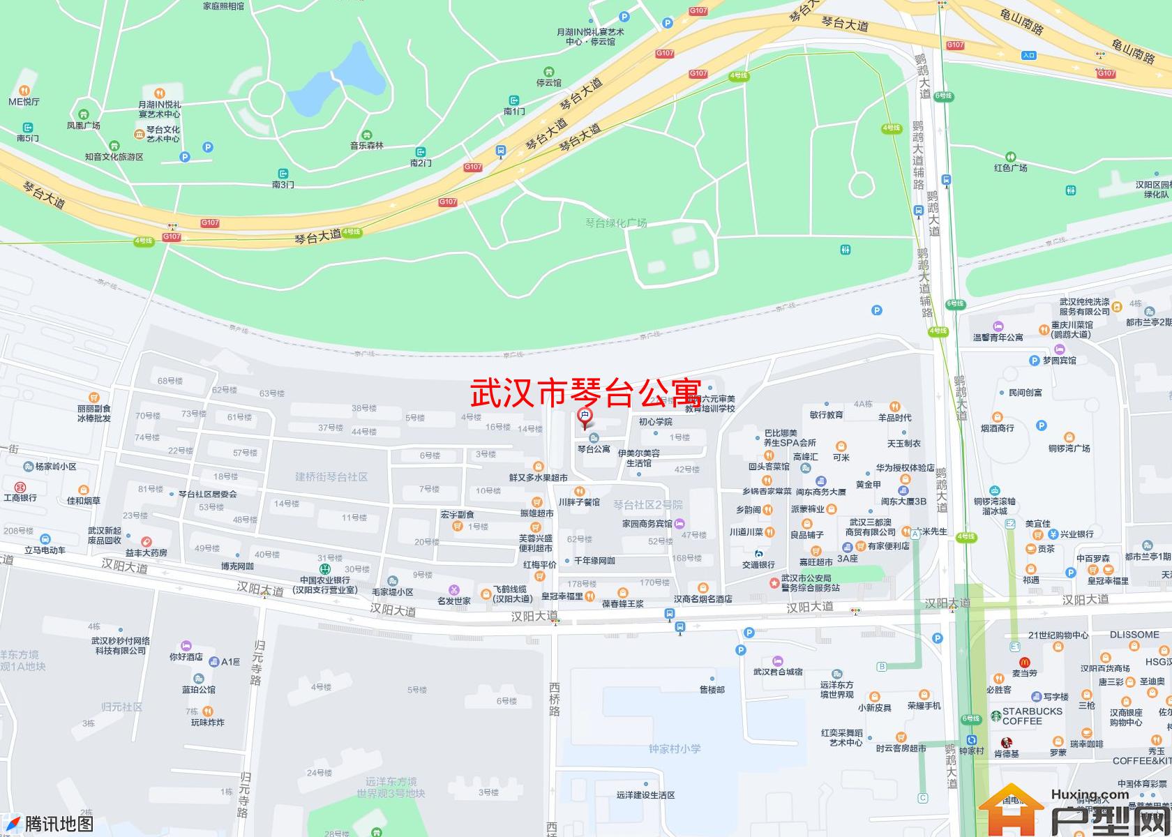 琴台公寓小区 - 户型网