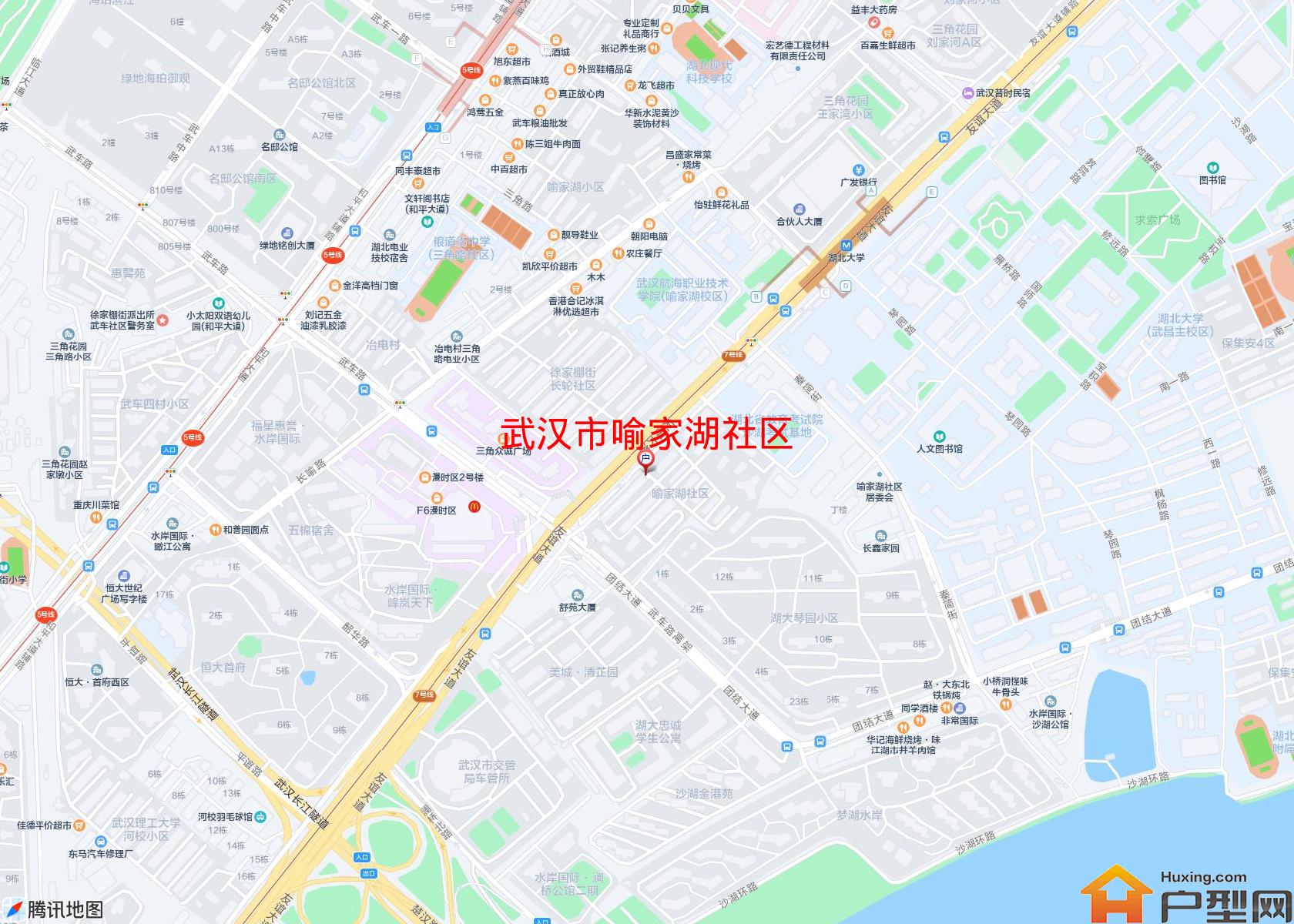 喻家湖社区小区 - 户型网