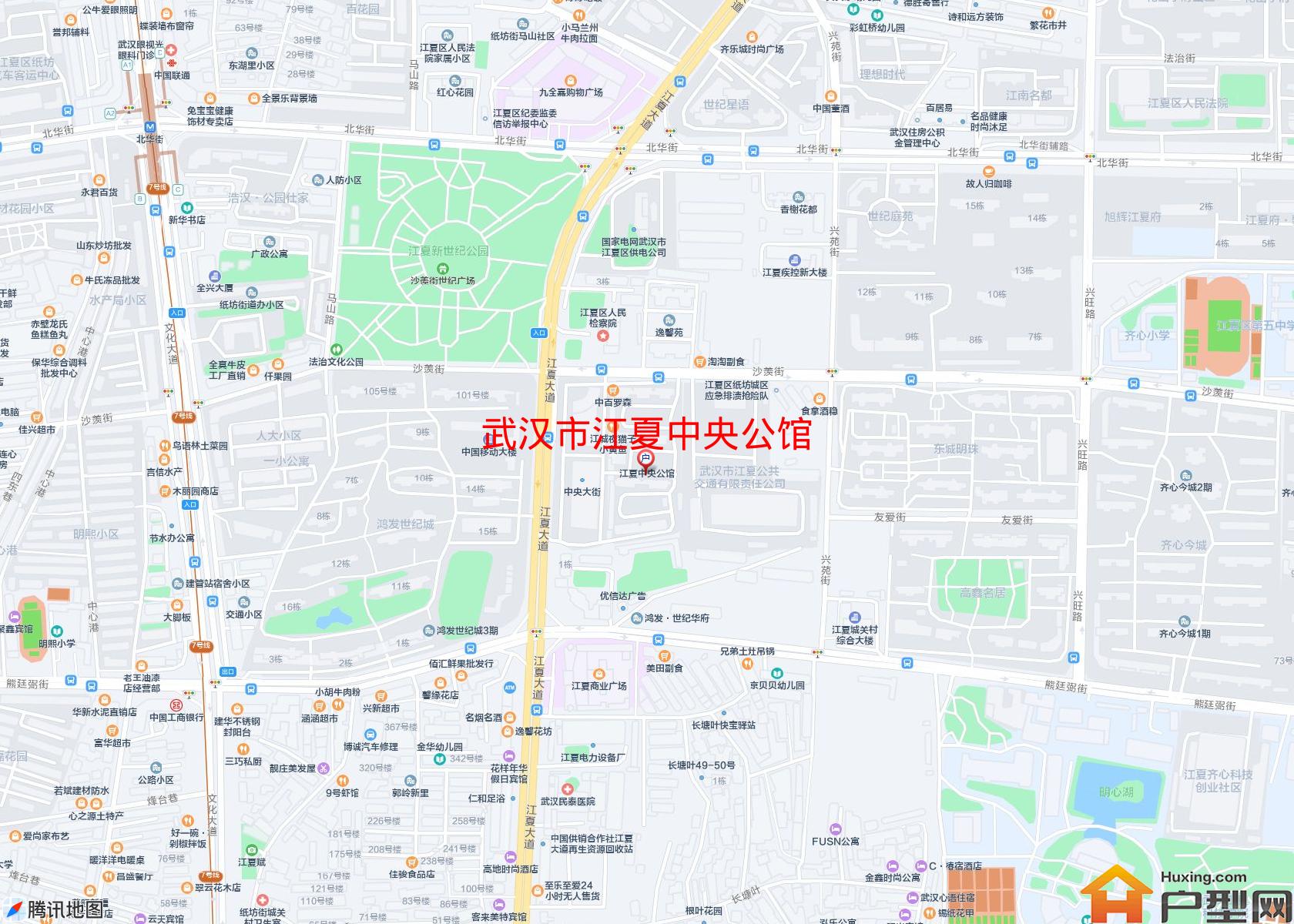 江夏中央公馆小区 - 户型网
