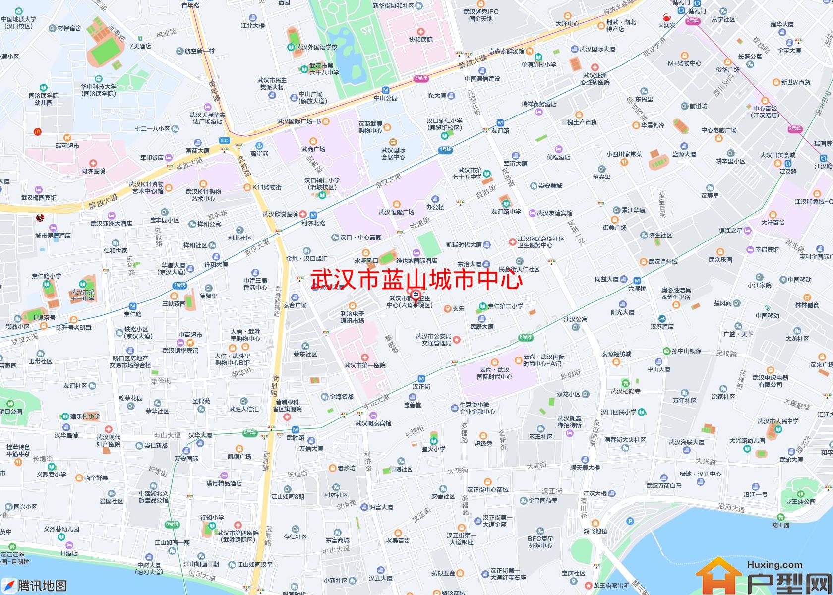 蓝山城市中心小区 - 户型网