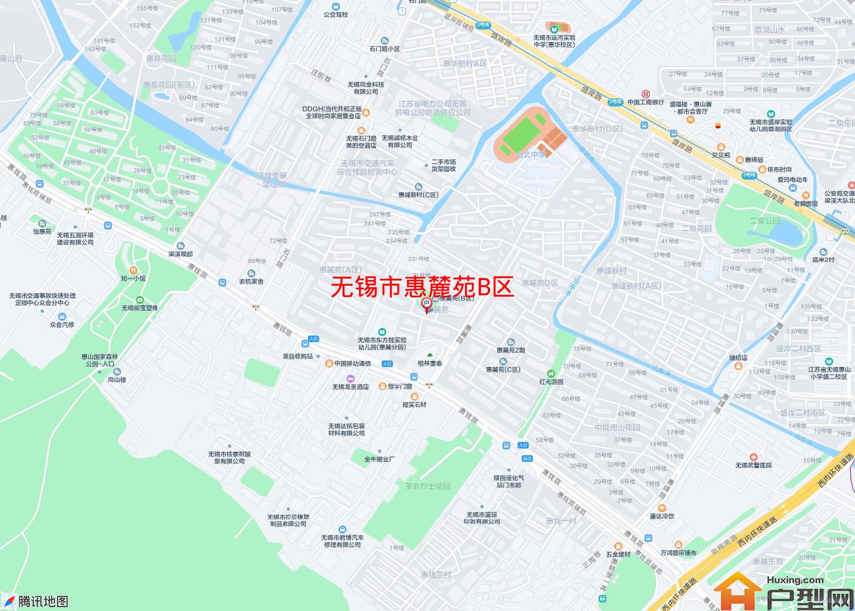 惠麓苑B区小区 - 户型网