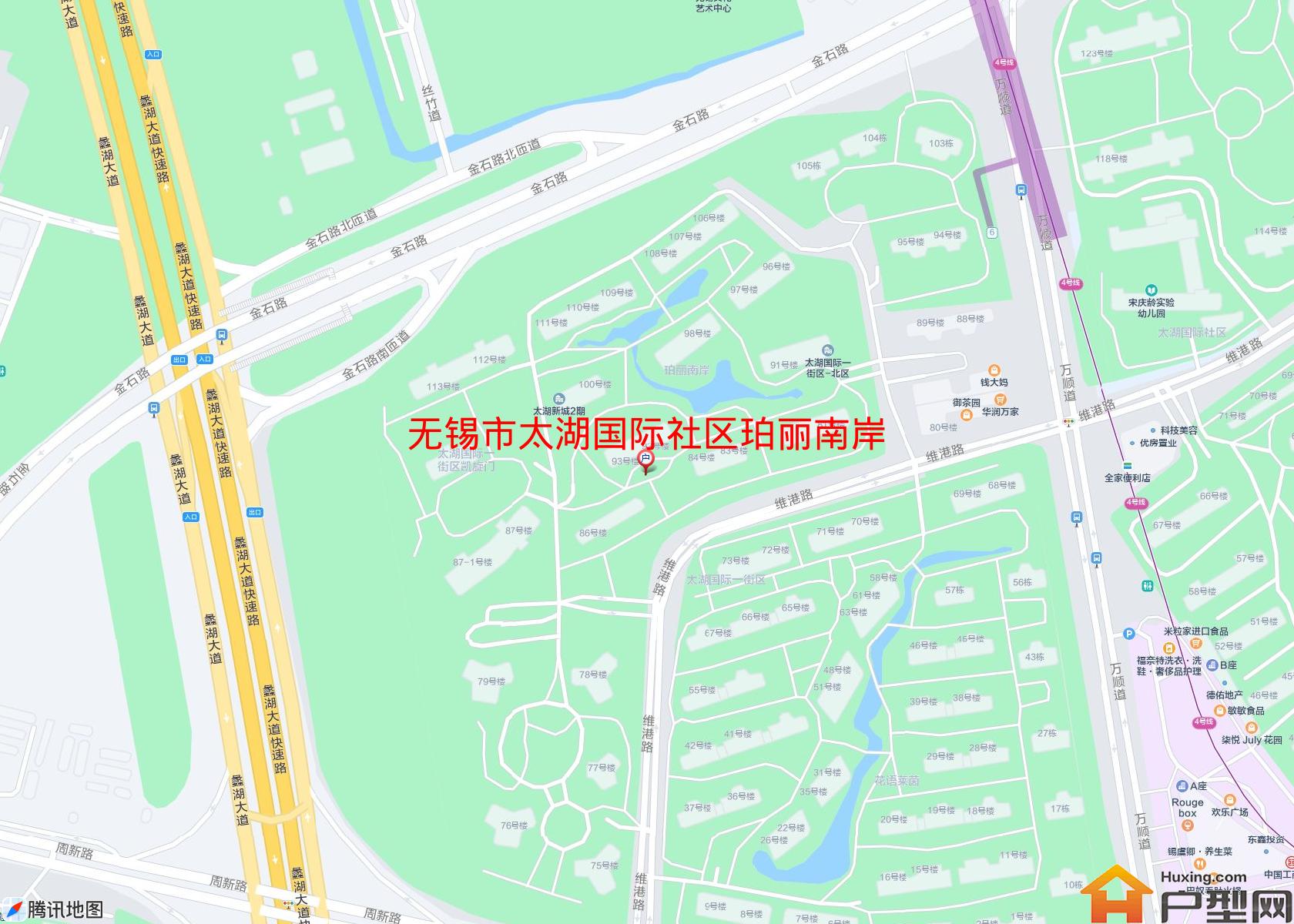 太湖国际社区珀丽南岸小区 - 户型网