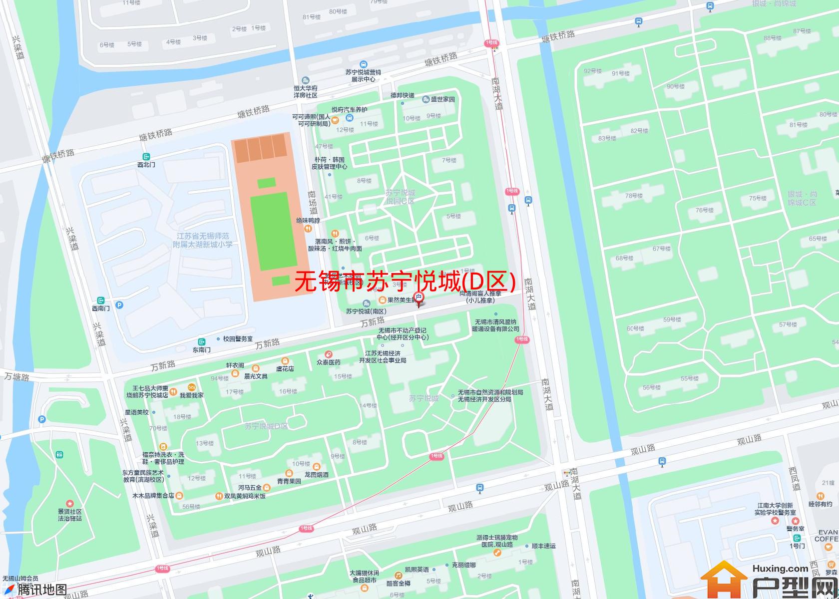 苏宁悦城(D区)小区 - 户型网