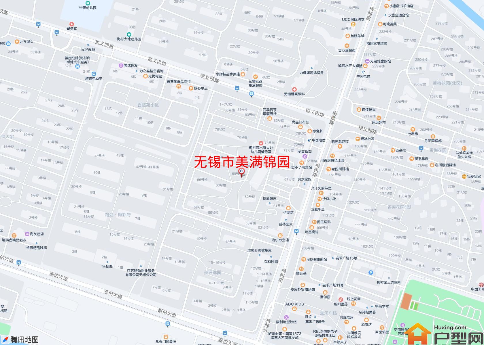 美满锦园小区 - 户型网