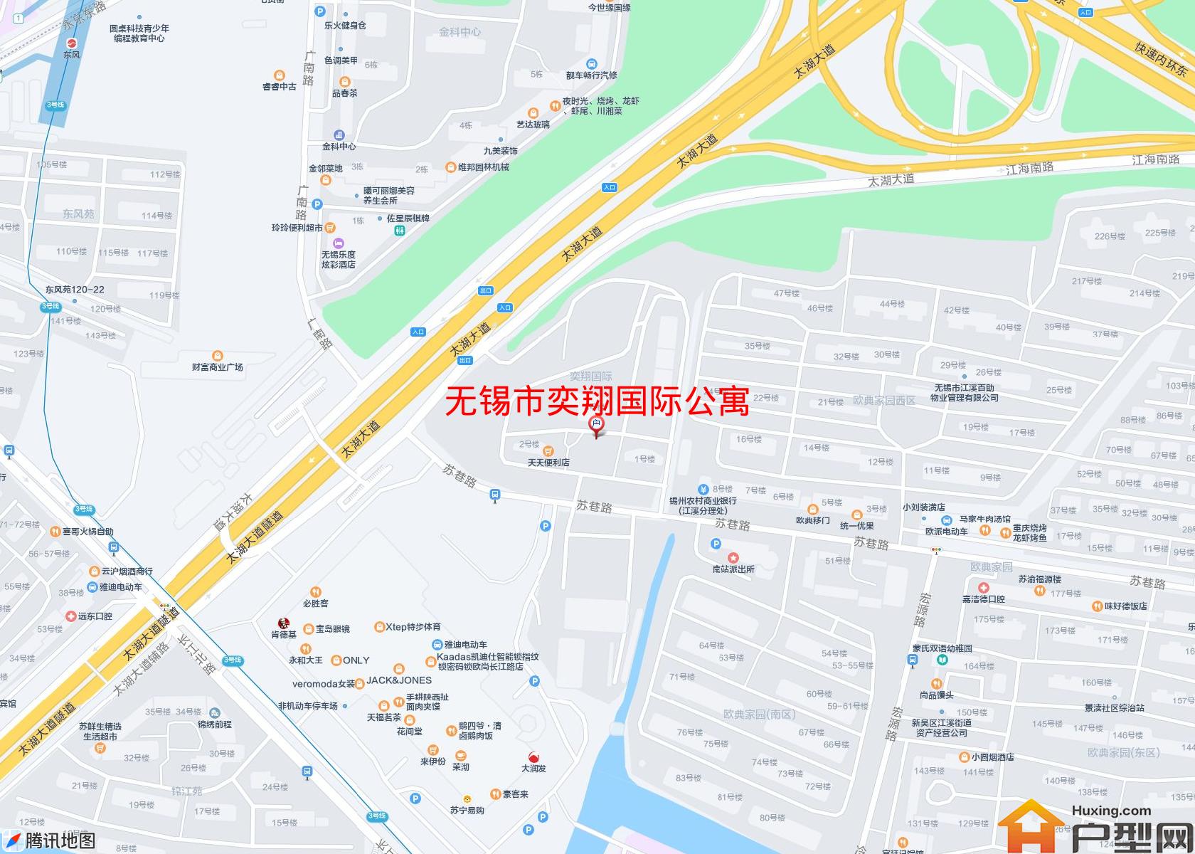 奕翔国际公寓小区 - 户型网