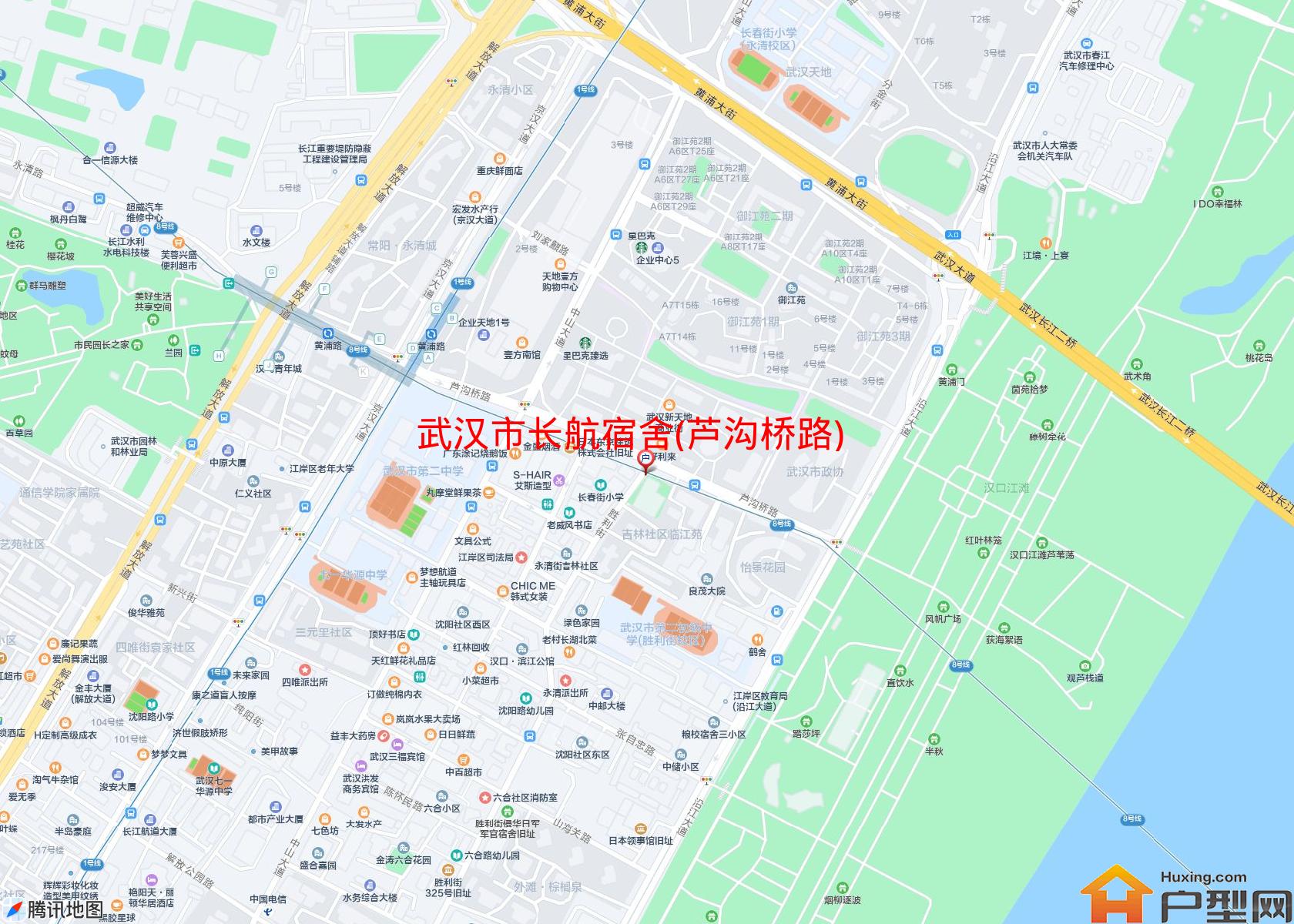 长航宿舍(芦沟桥路)小区 - 户型网