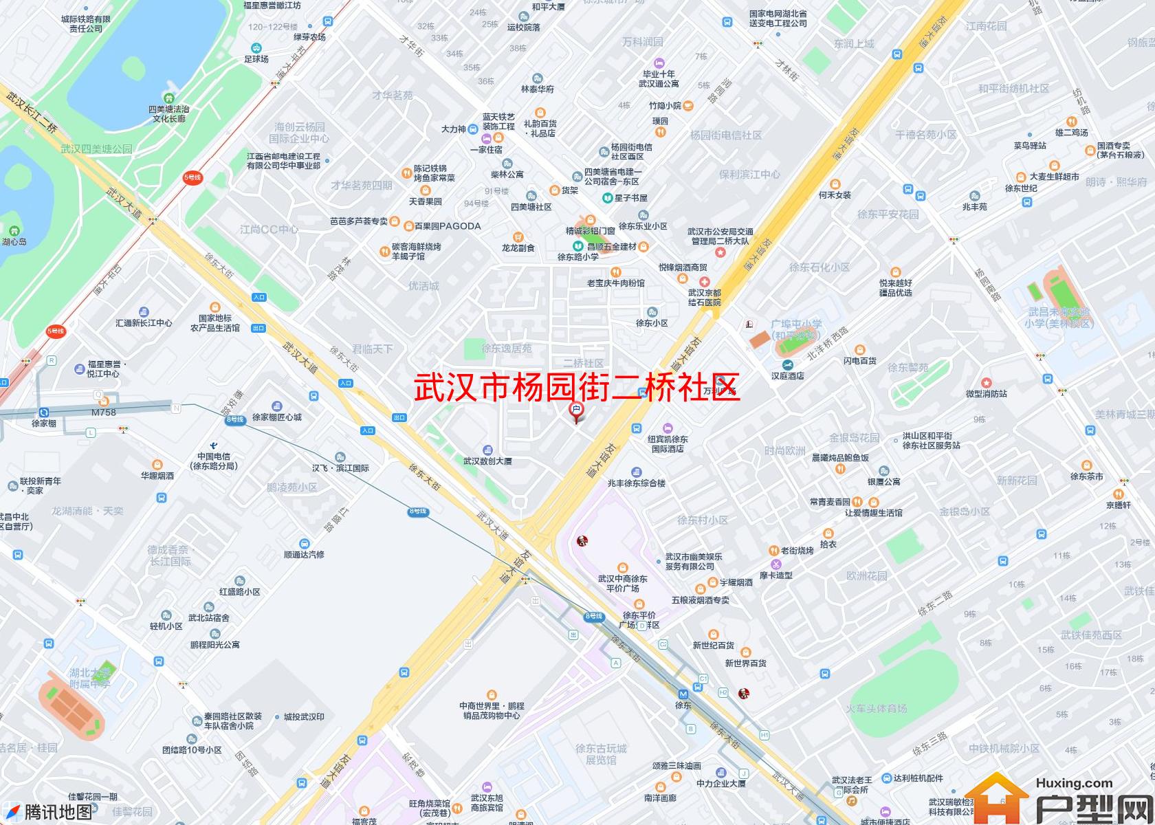 杨园街二桥社区小区 - 户型网
