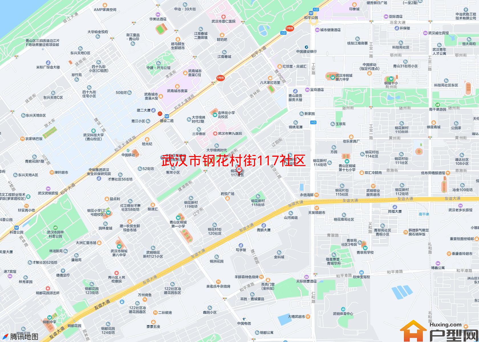 钢花村街117社区小区 - 户型网