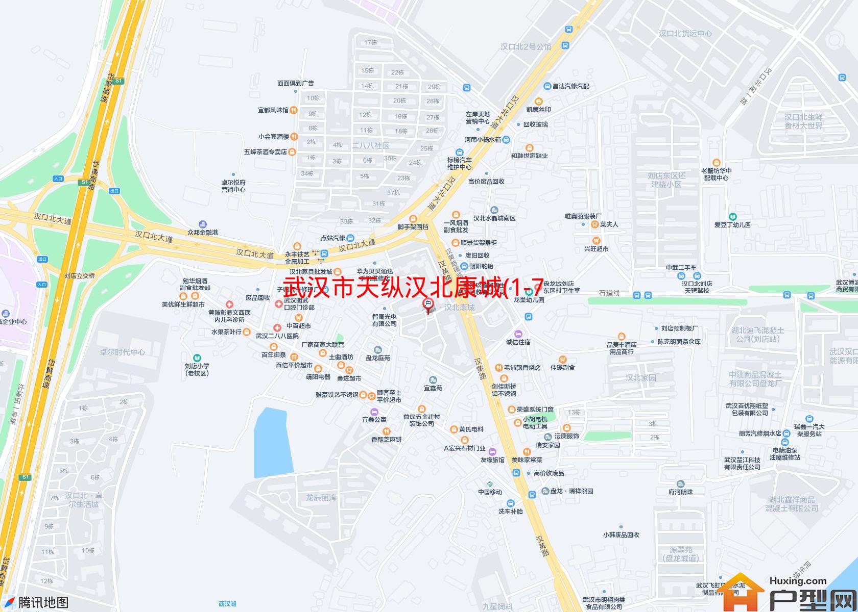 天纵汉北康城(1-7栋)小区 - 户型网