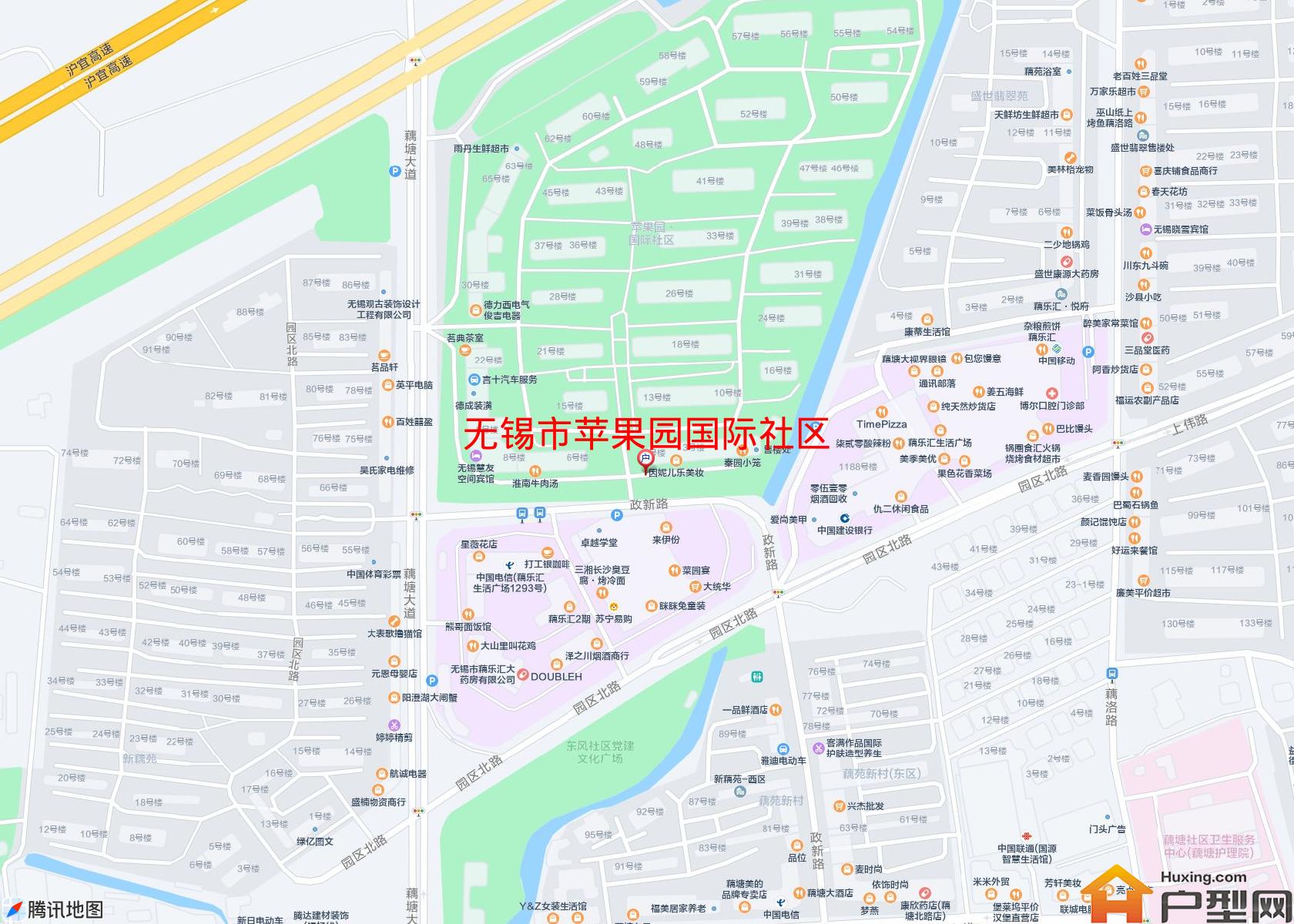苹果园国际社区小区 - 户型网