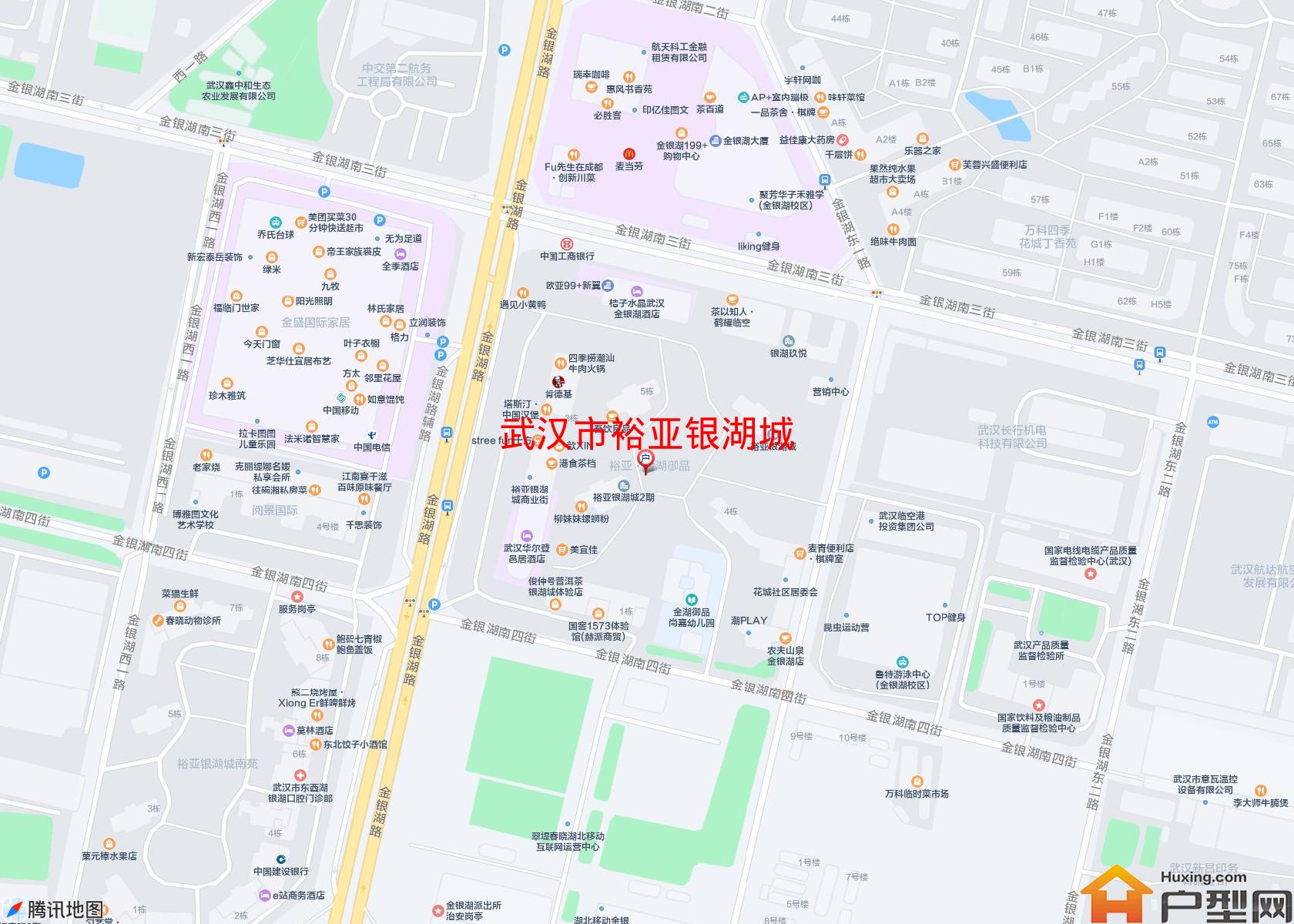 裕亚银湖城小区 - 户型网