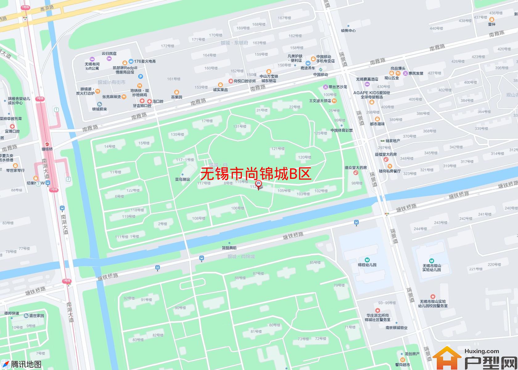 尚锦城B区小区 - 户型网