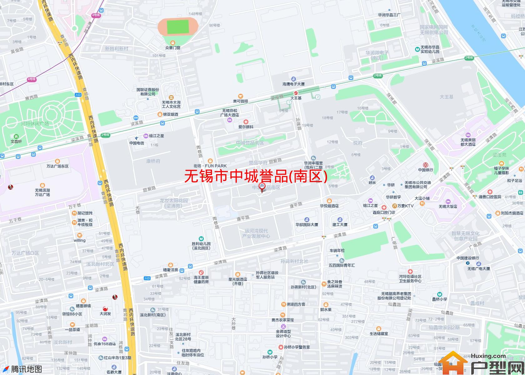 中城誉品(南区)小区 - 户型网