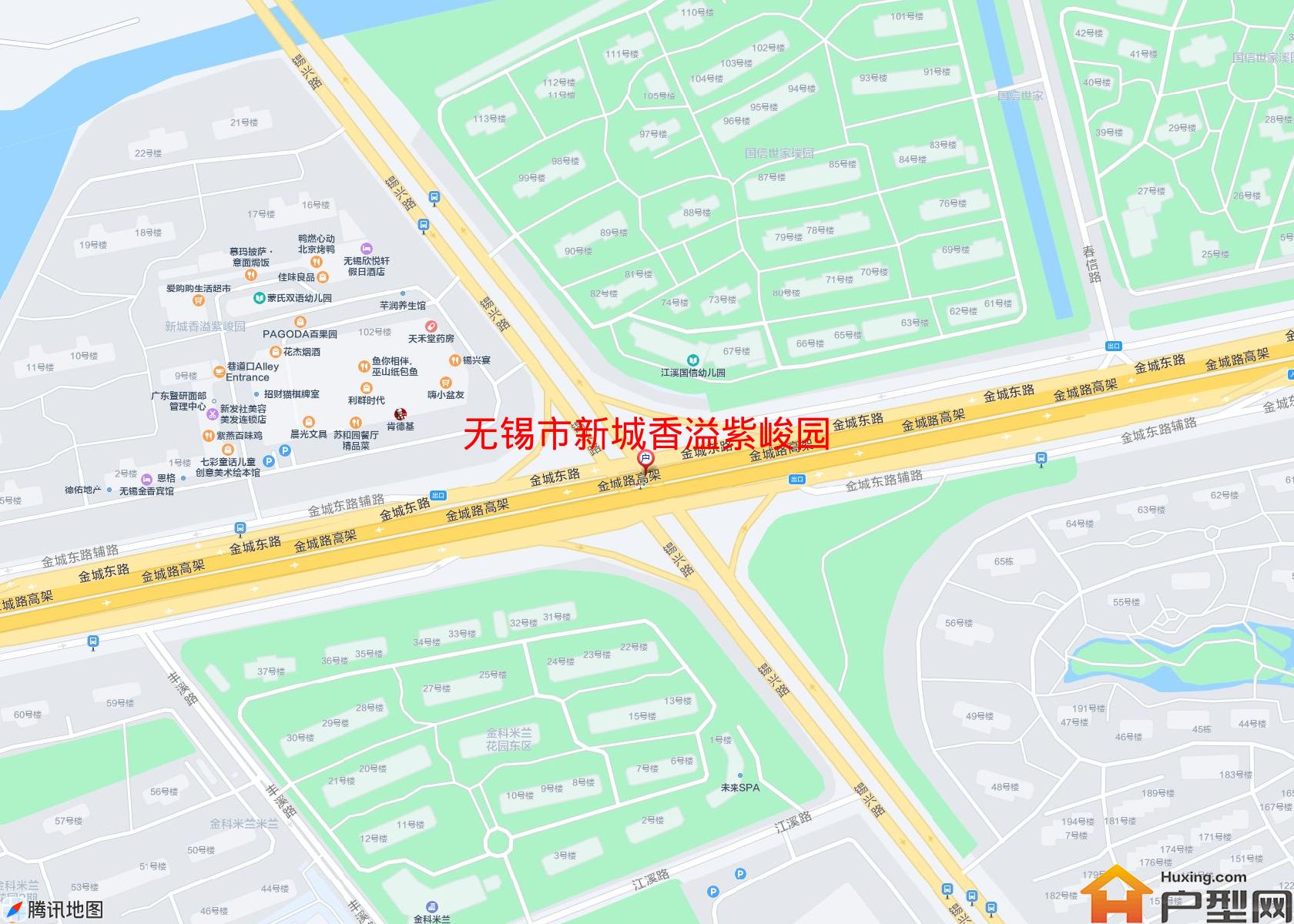 新城香溢紫峻园小区 - 户型网