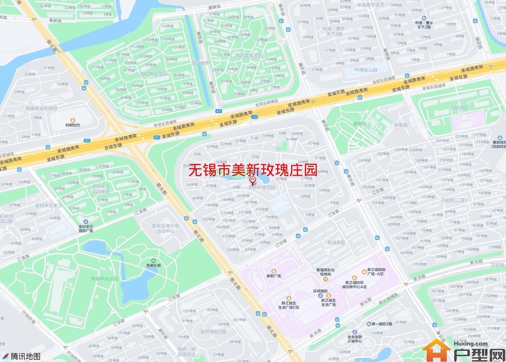 美新玫瑰庄园小区 - 户型网