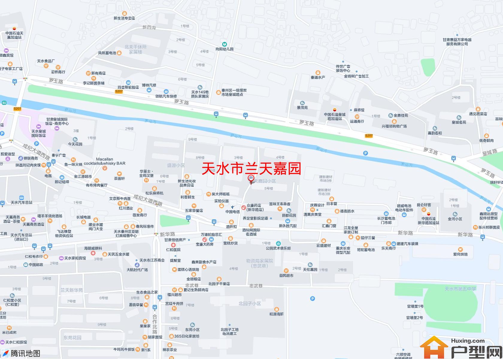 兰天嘉园小区 - 户型网