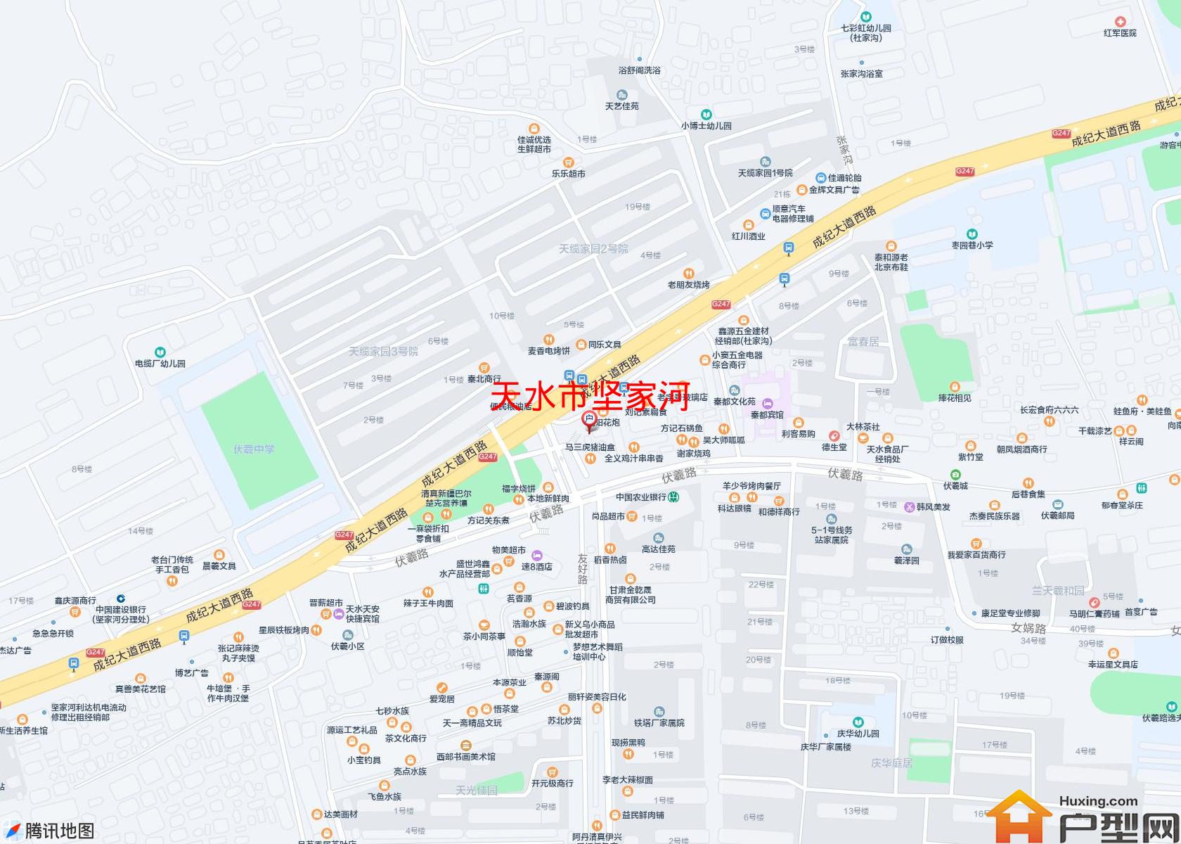 坚家河小区 - 户型网