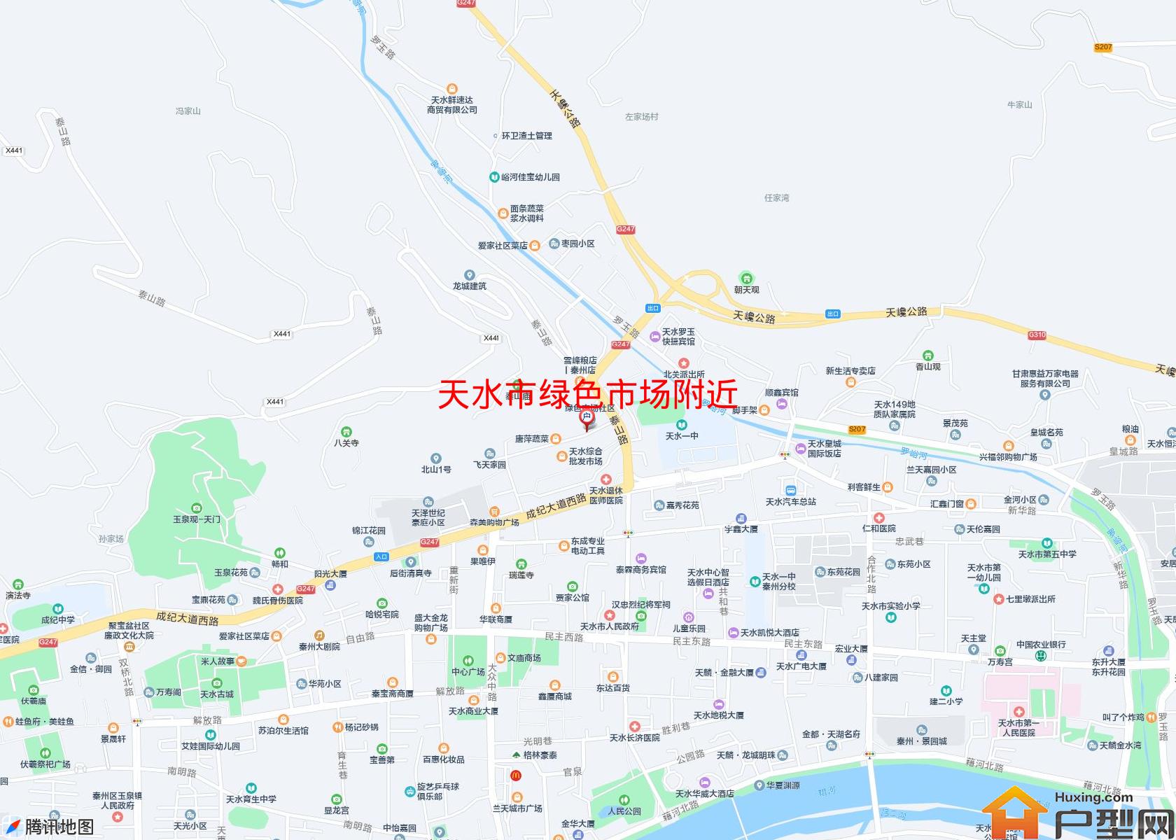 绿色市场附近小区 - 户型网