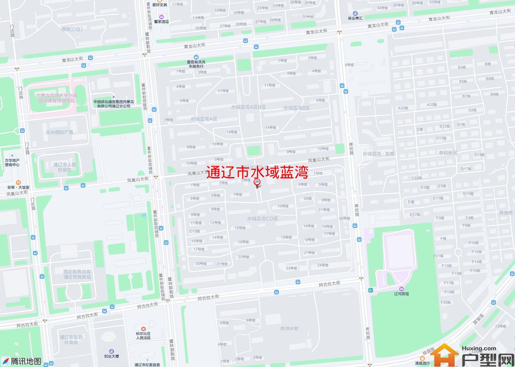 水域蓝湾小区 - 户型网