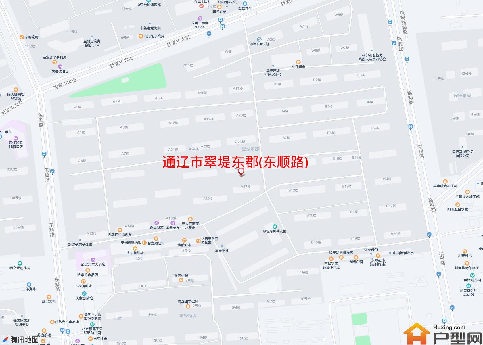 翠堤东郡(东顺路)小区 - 户型网