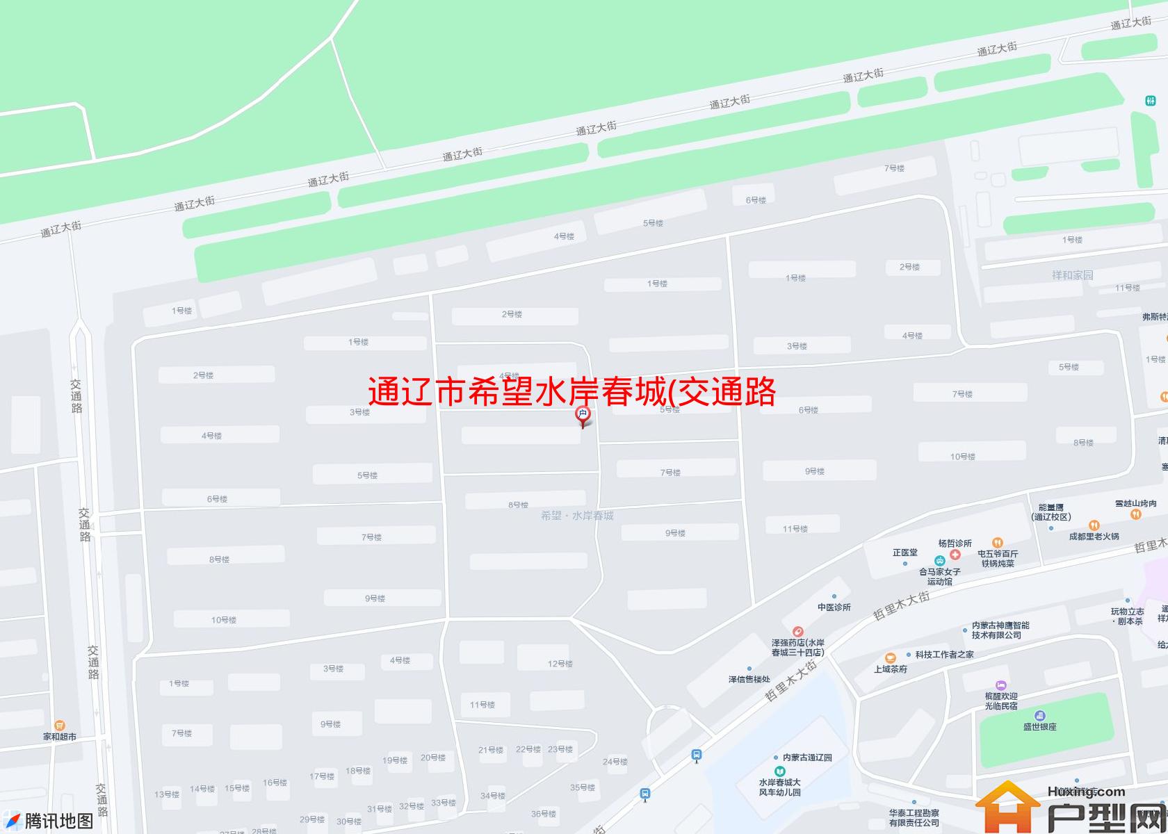 希望水岸春城(交通路)小区 - 户型网