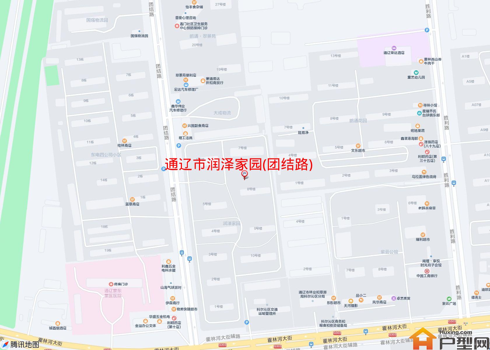 润泽家园(团结路)小区 - 户型网