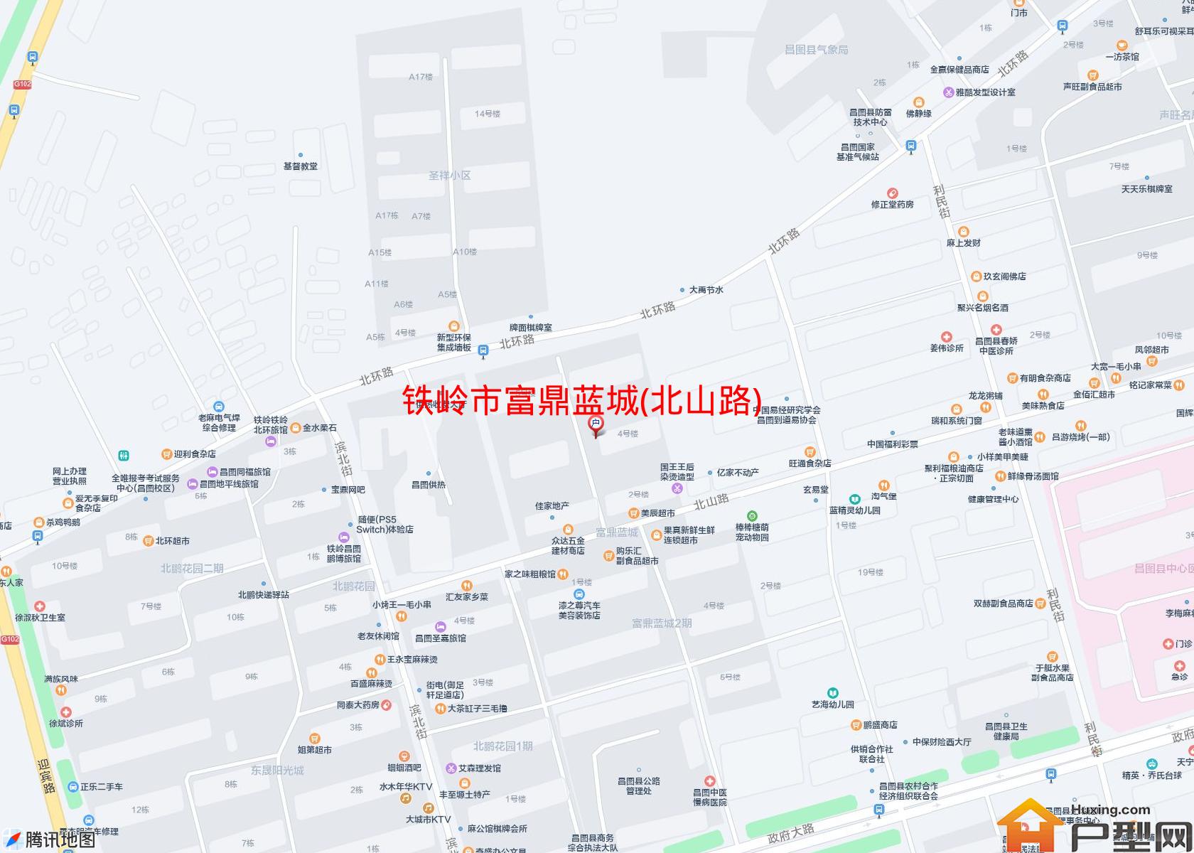 富鼎蓝城(北山路)小区 - 户型网
