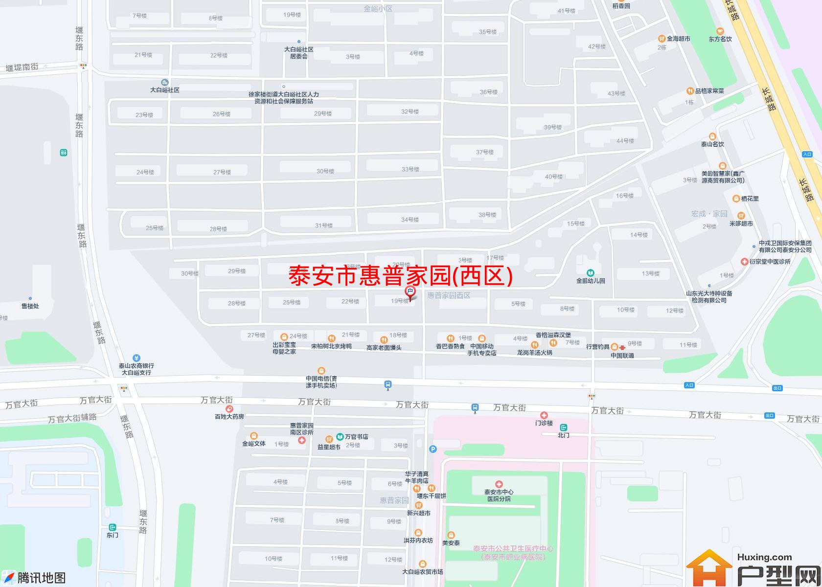 惠普家园(西区)小区 - 户型网
