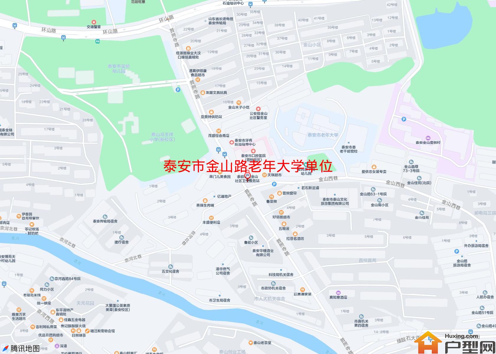 金山路老年大学单位小区 - 户型网