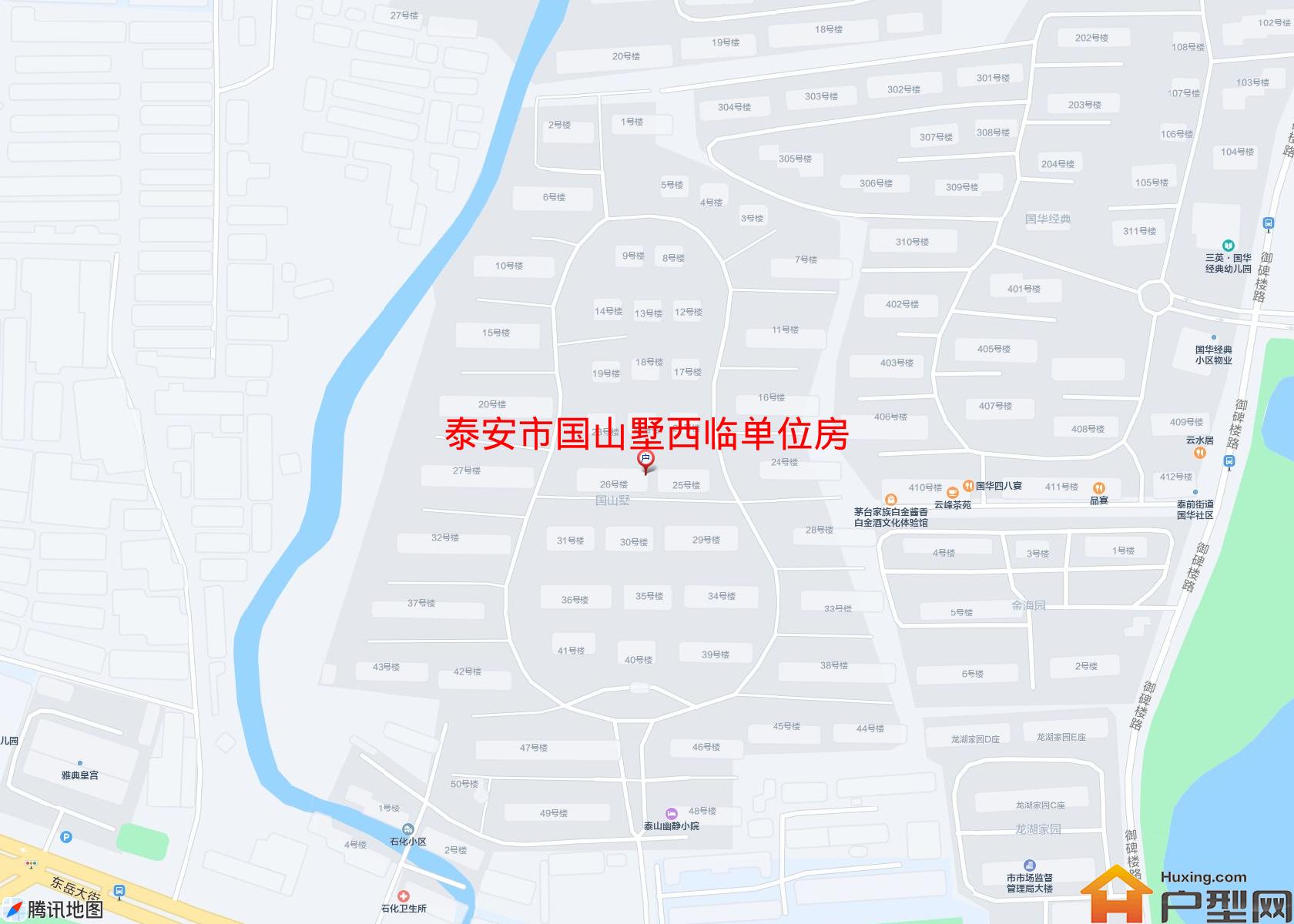 国山墅西临单位房小区 - 户型网