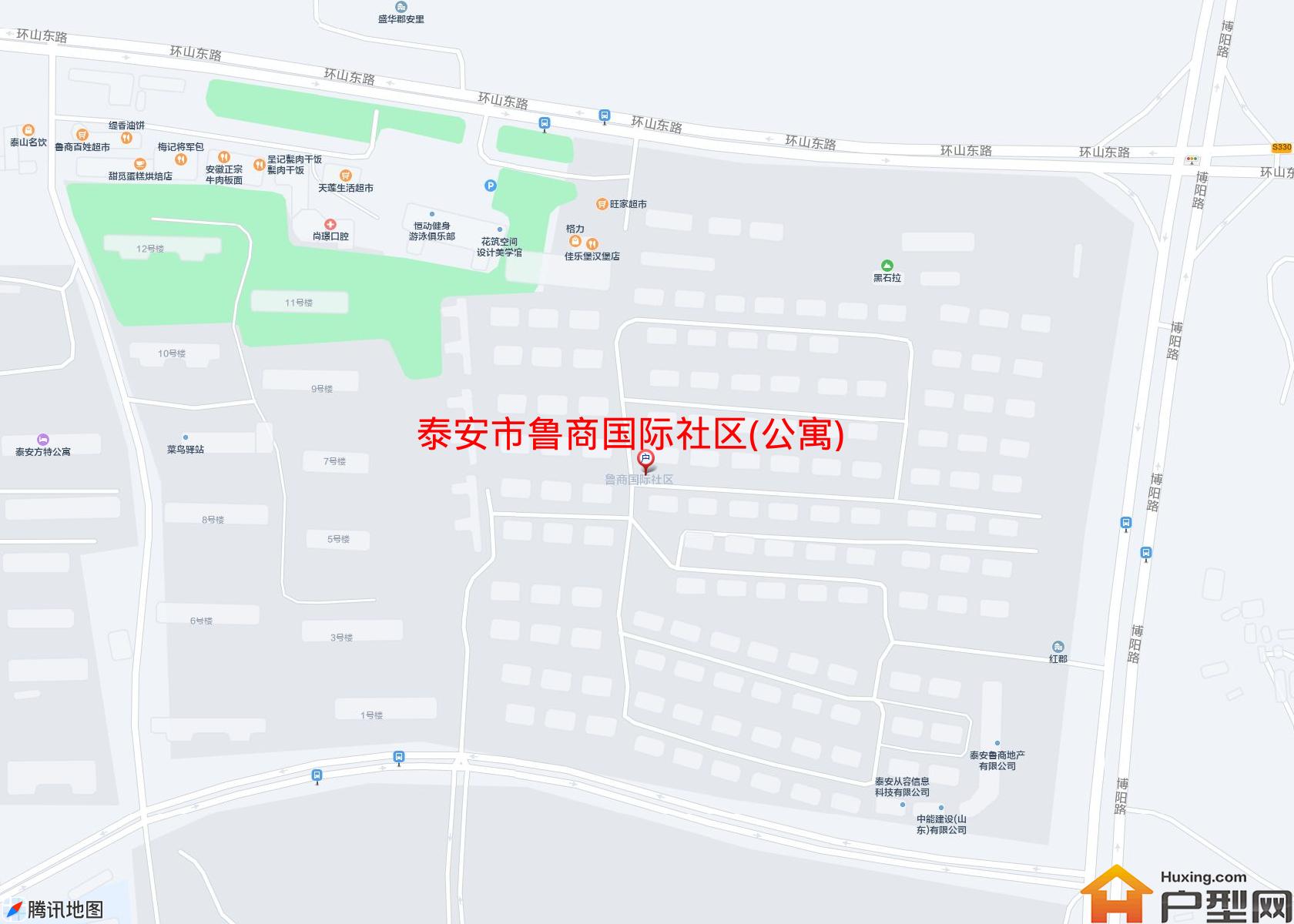 鲁商国际社区(公寓)小区 - 户型网