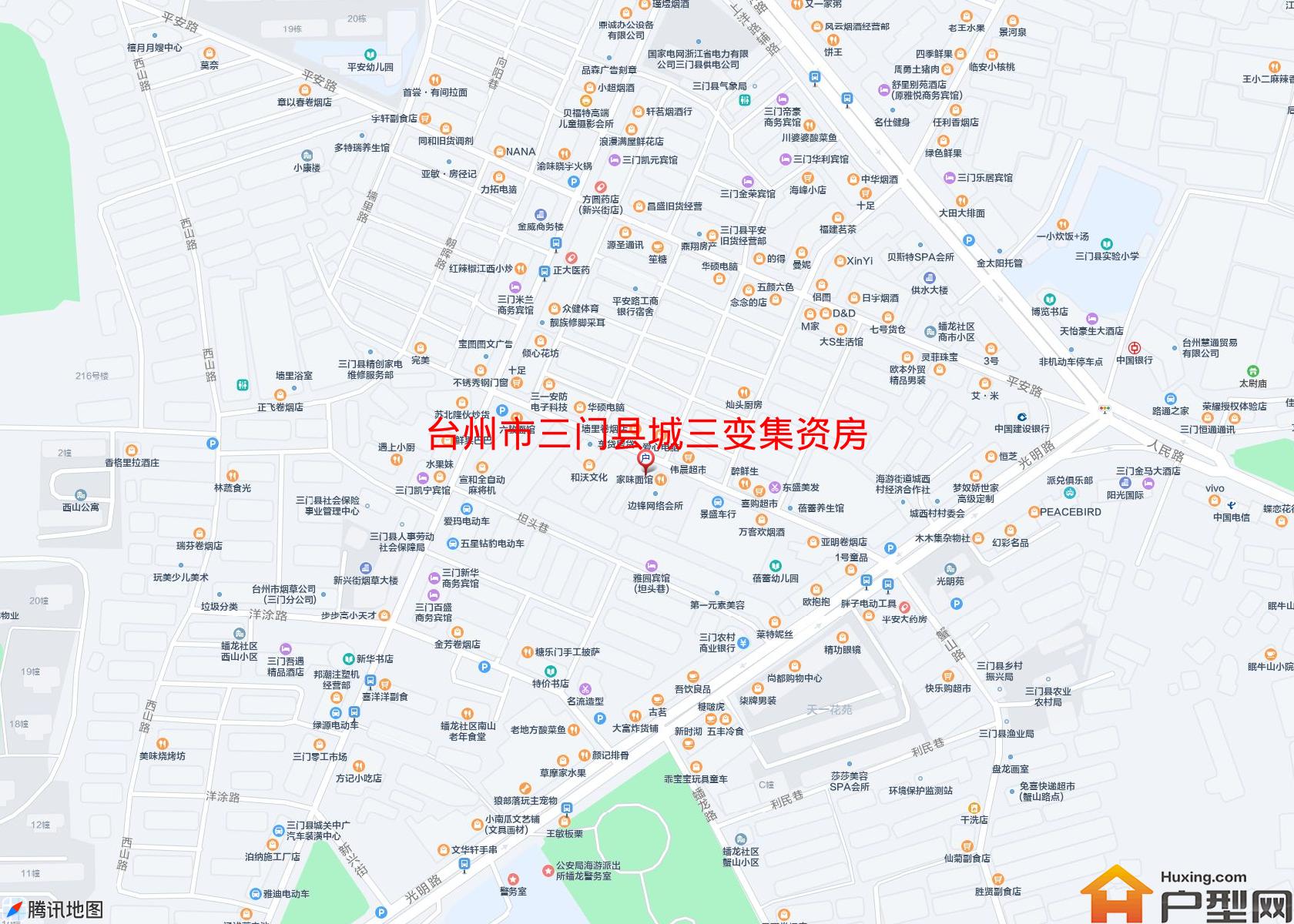 三门县城三变集资房小区 - 户型网