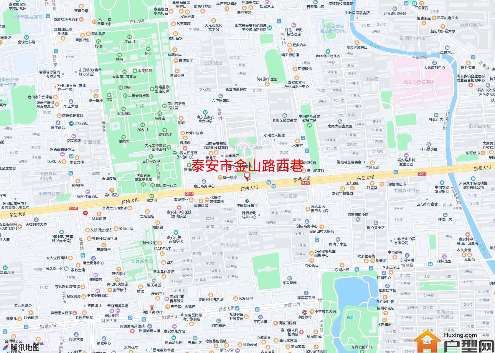 金山路西巷小区 - 户型网