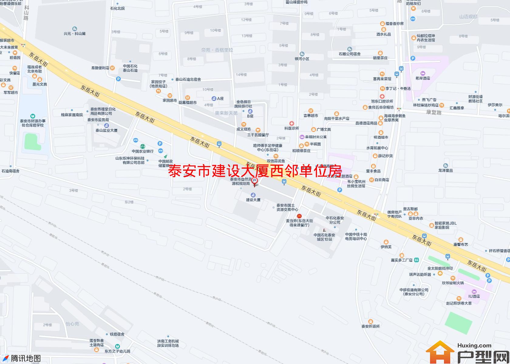 建设大厦西邻单位房小区 - 户型网