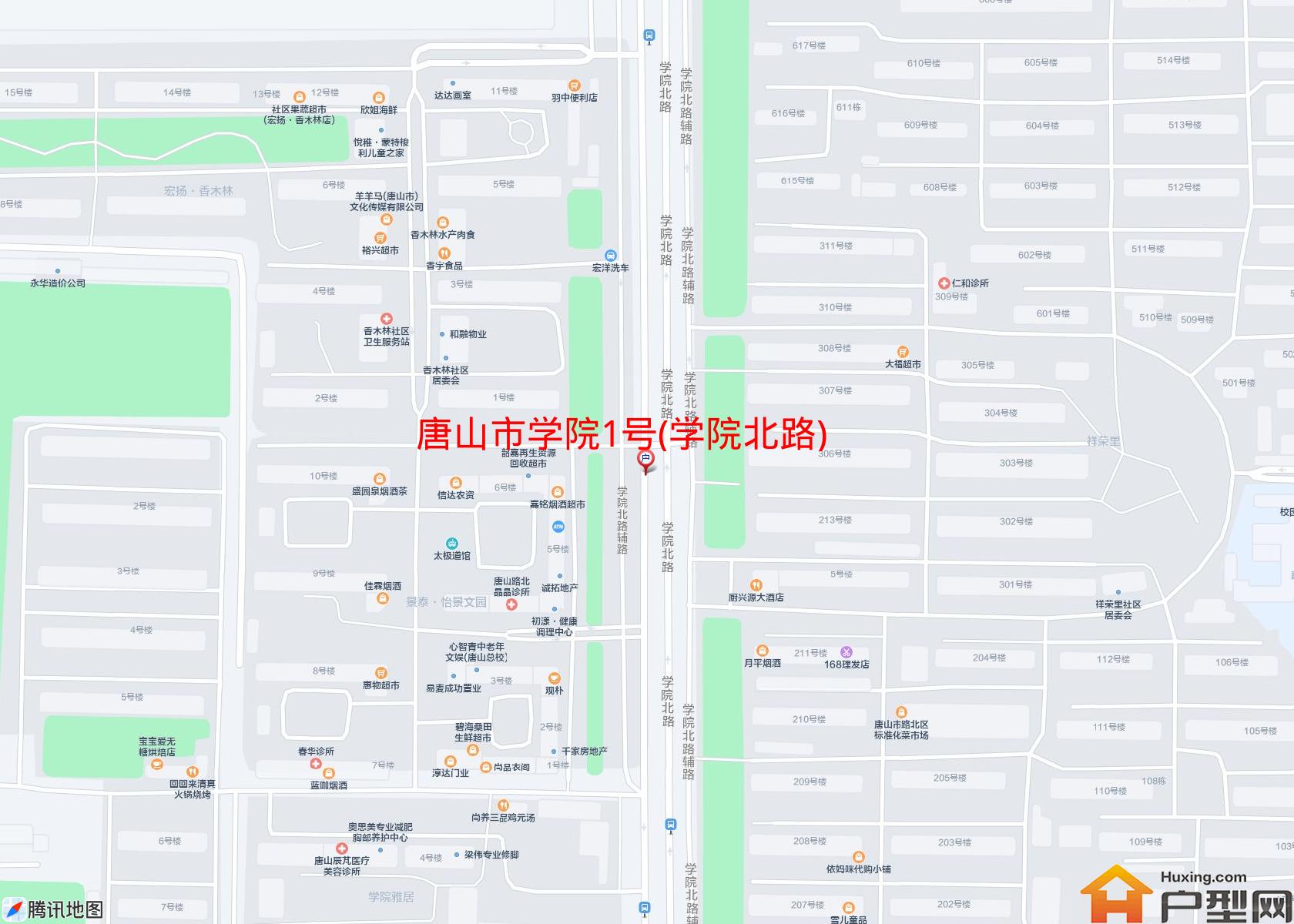 学院1号(学院北路)小区 - 户型网