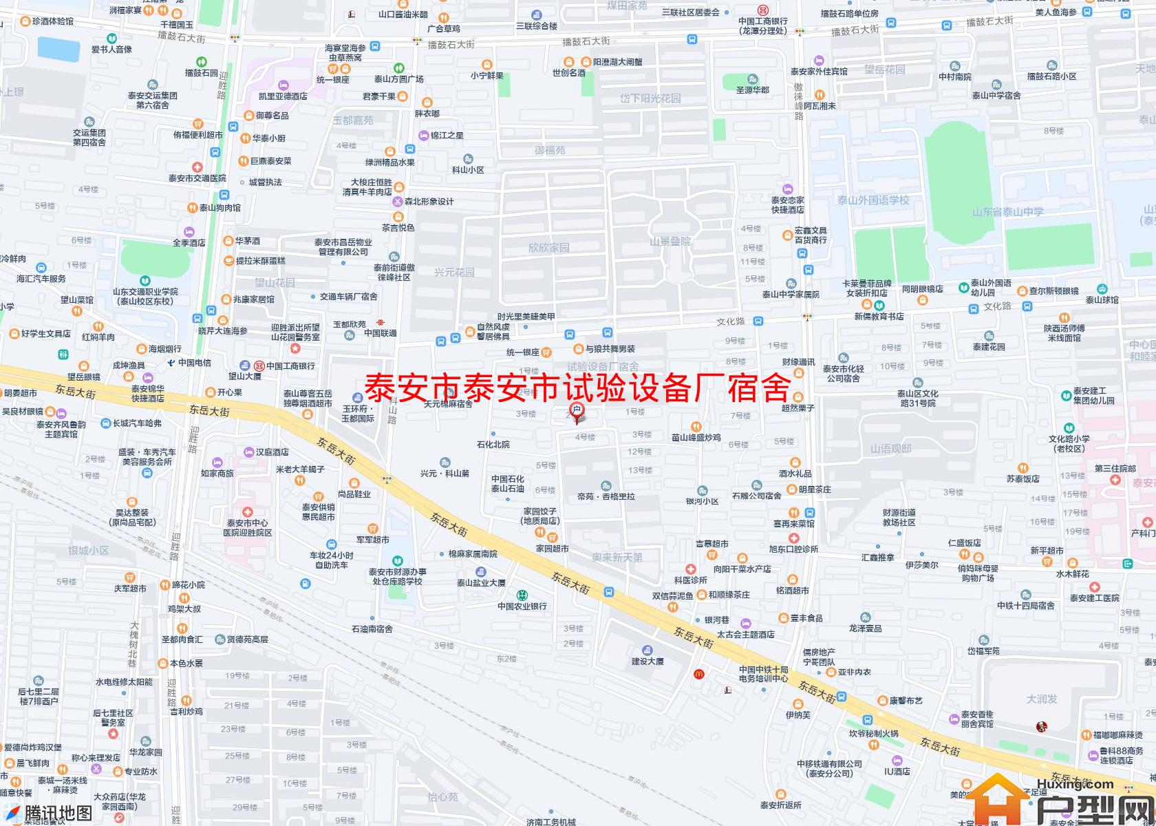 泰安市试验设备厂宿舍小区 - 户型网