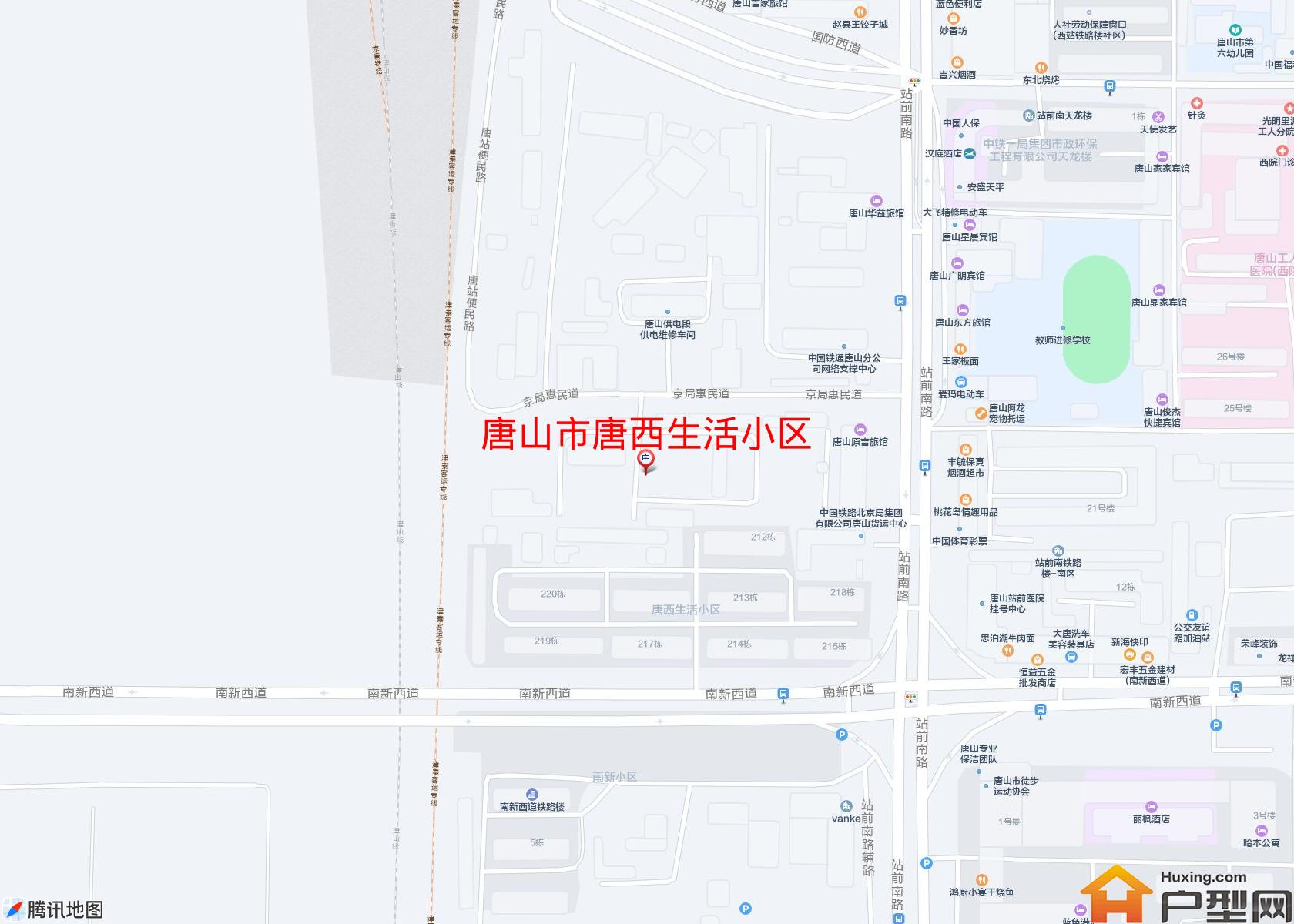 唐西生活小区小区 - 户型网
