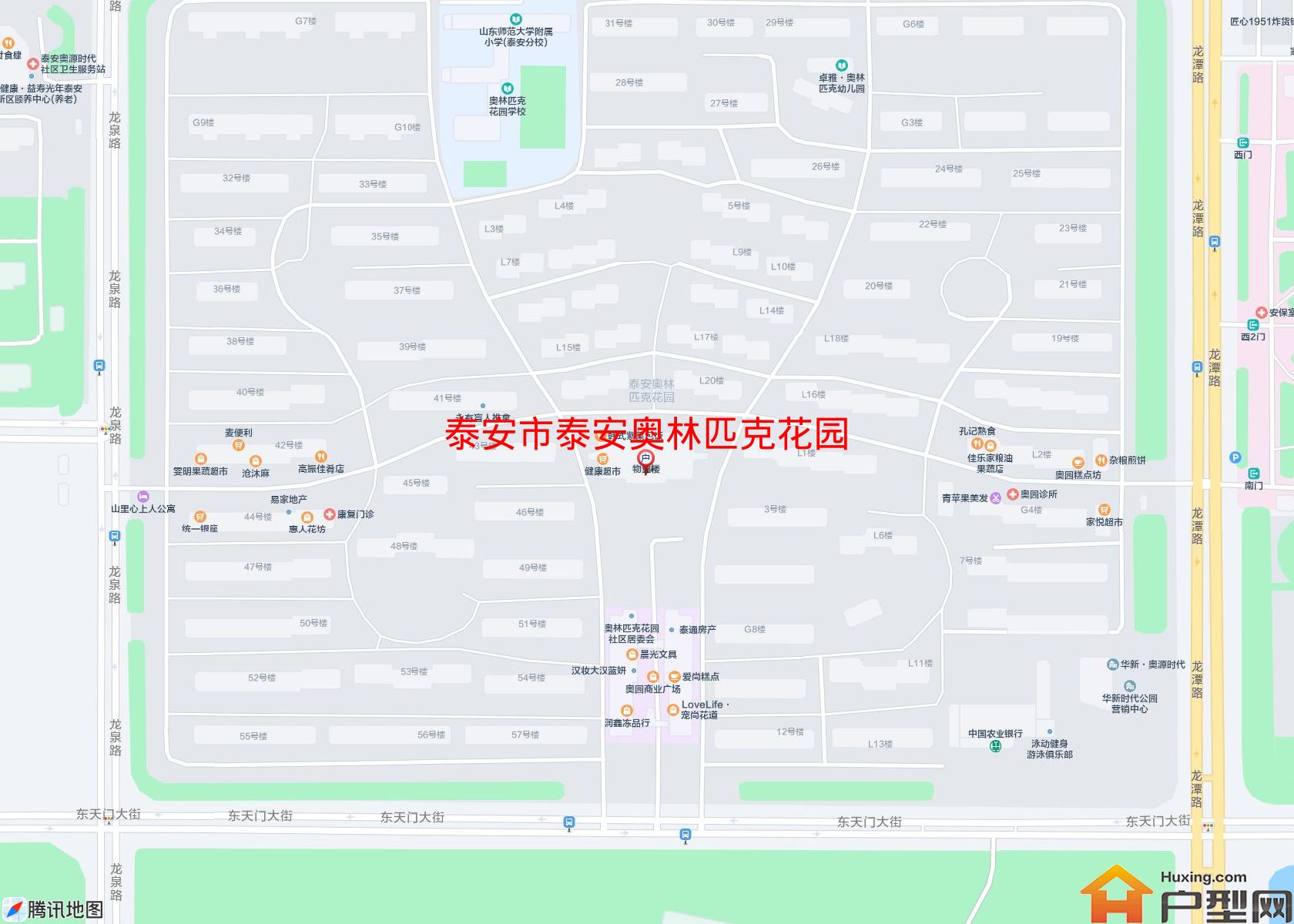 泰安奥林匹克花园小区 - 户型网