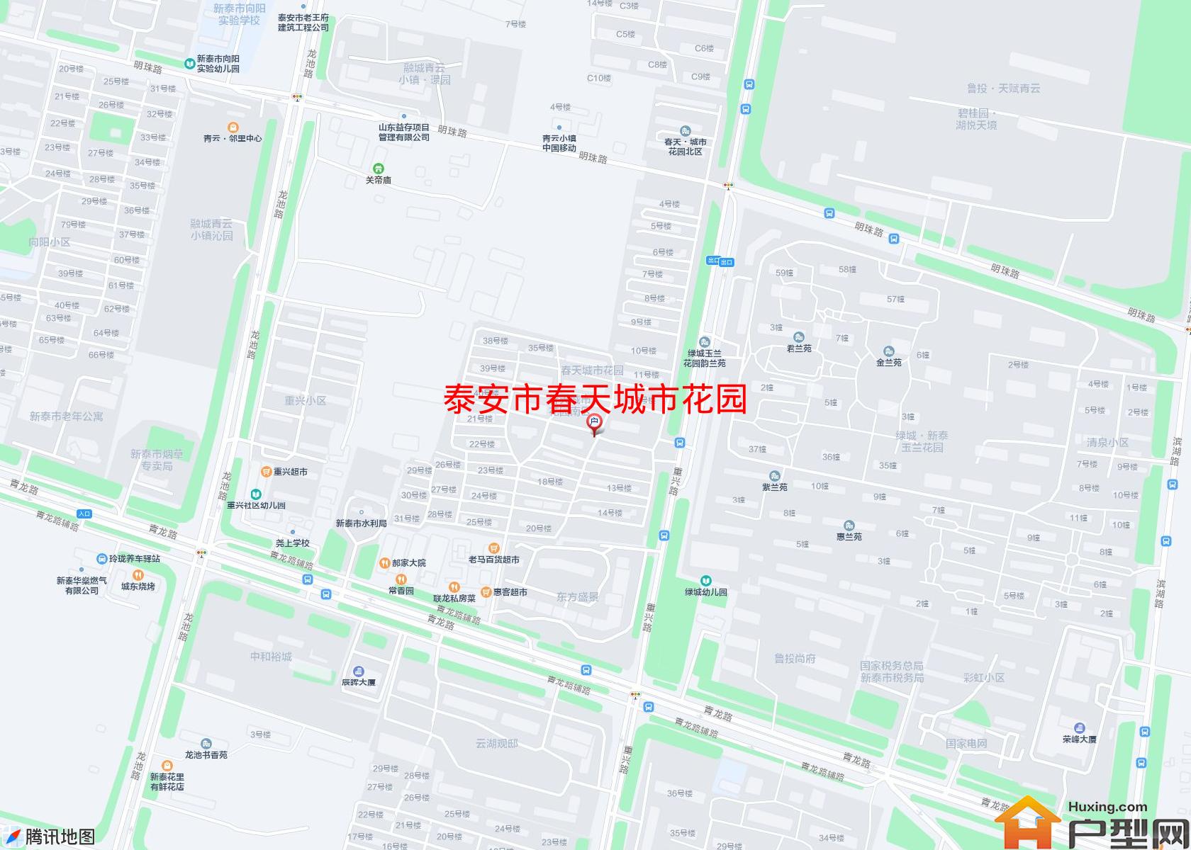 春天城市花园小区 - 户型网