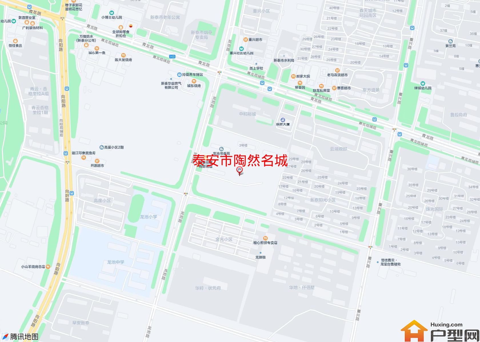 陶然名城小区 - 户型网