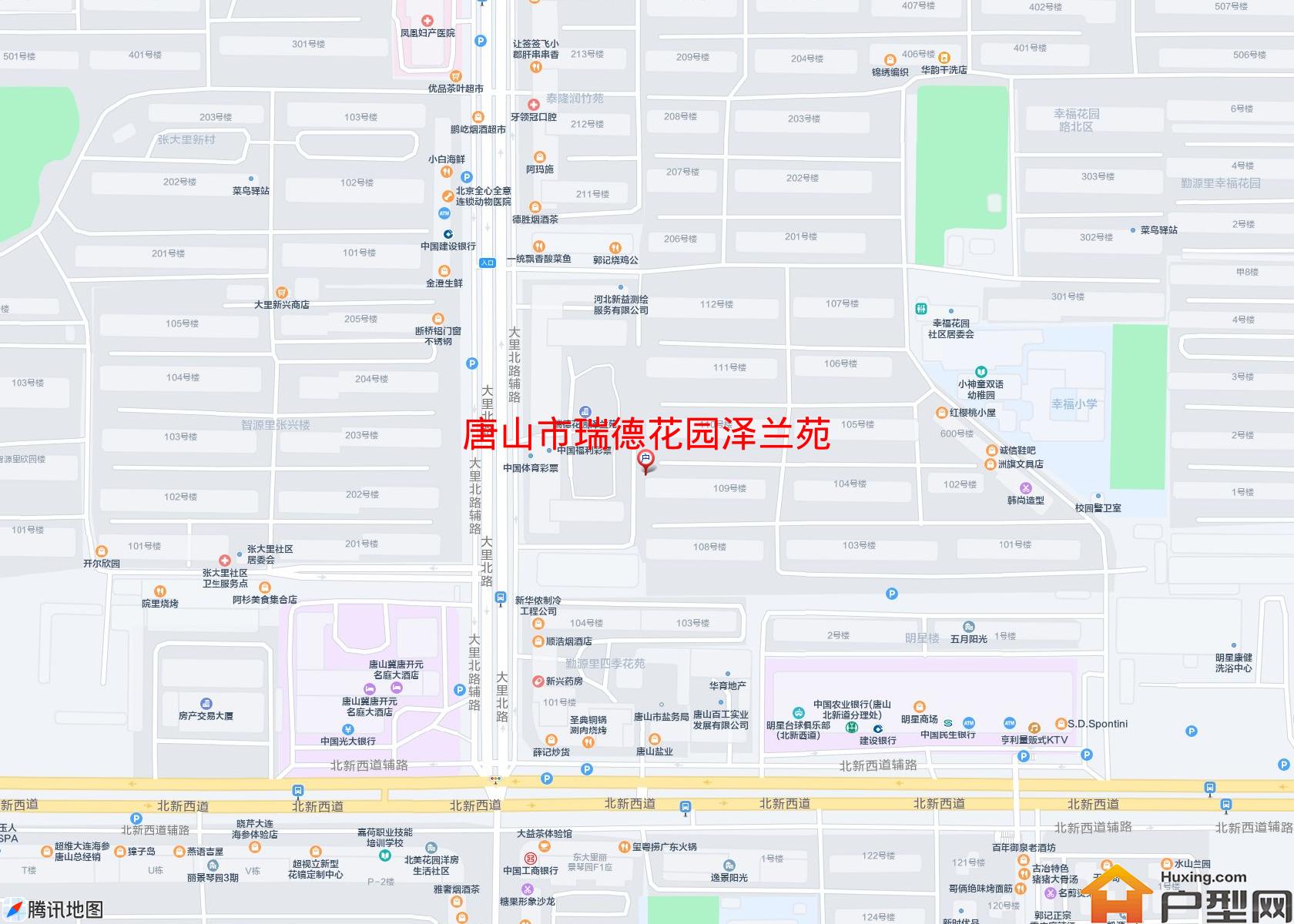 瑞德花园泽兰苑小区 - 户型网