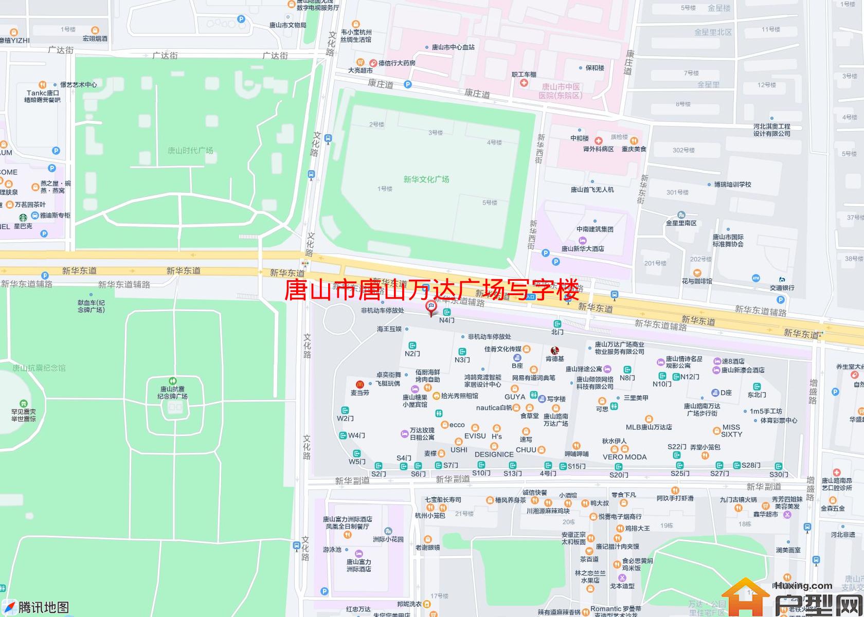 唐山万达广场写字楼小区 - 户型网