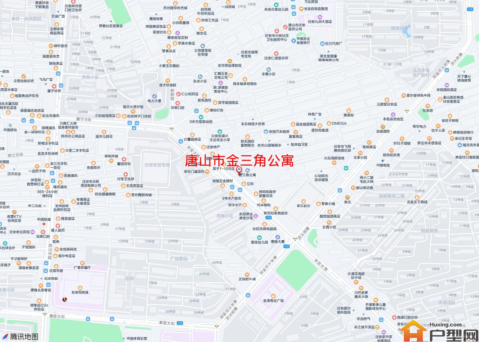 金三角公寓小区 - 户型网