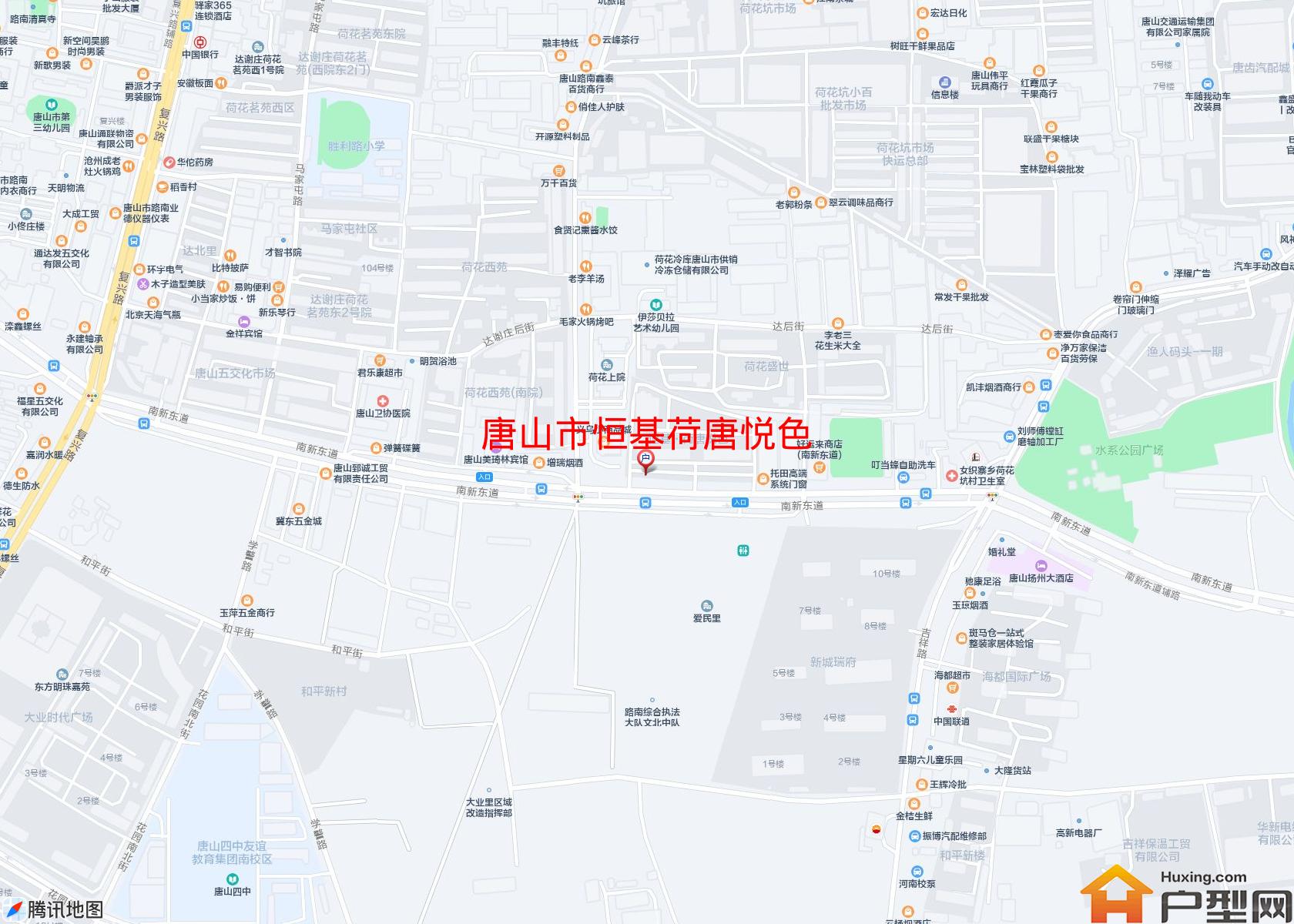 恒基荷唐悦色小区 - 户型网