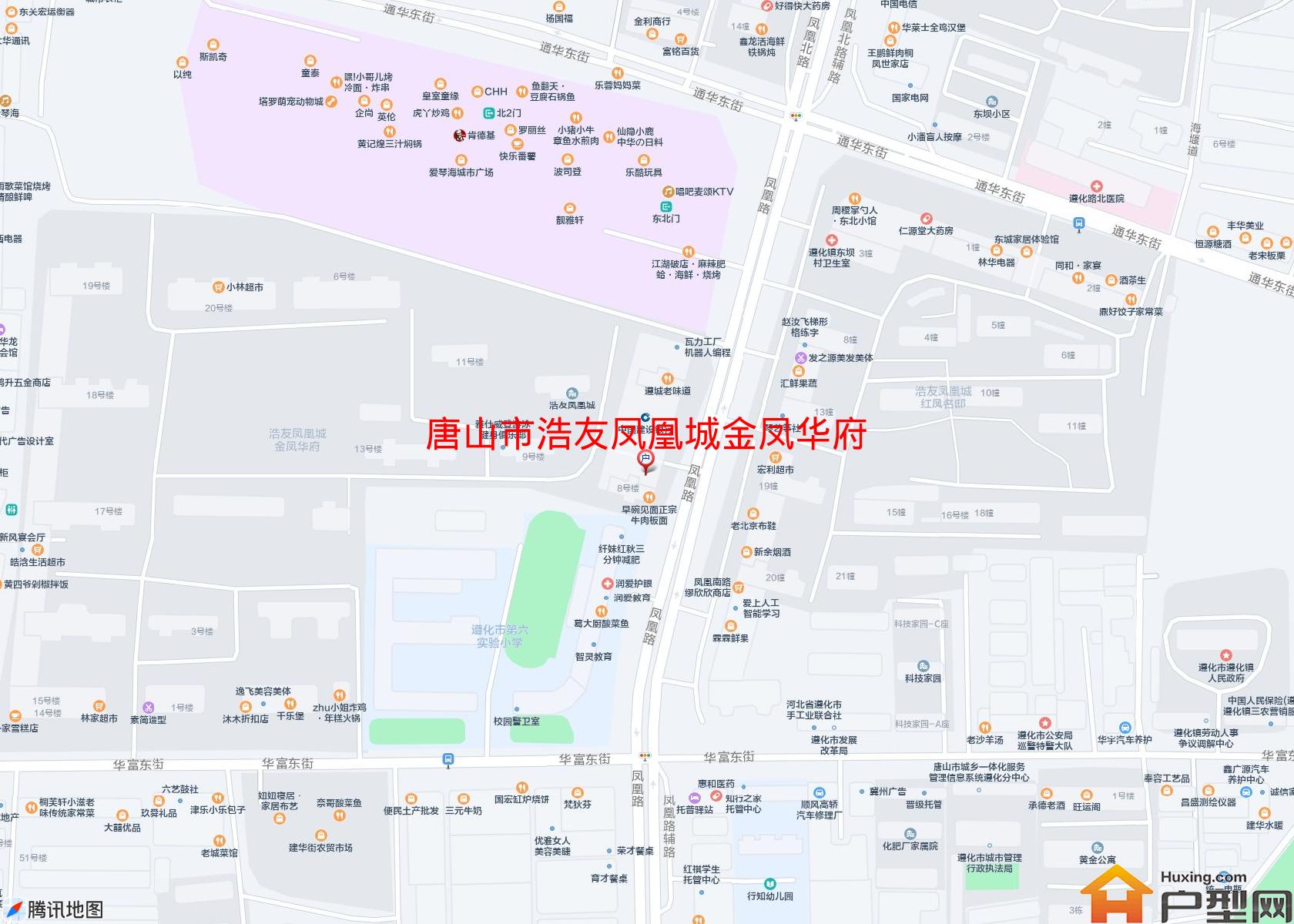浩友凤凰城金凤华府小区 - 户型网