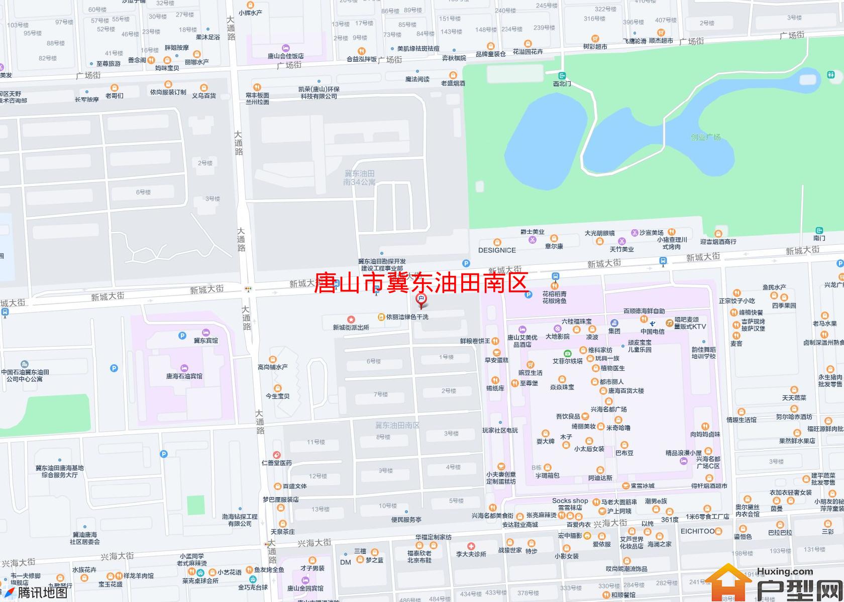 冀东油田南区小区 - 户型网