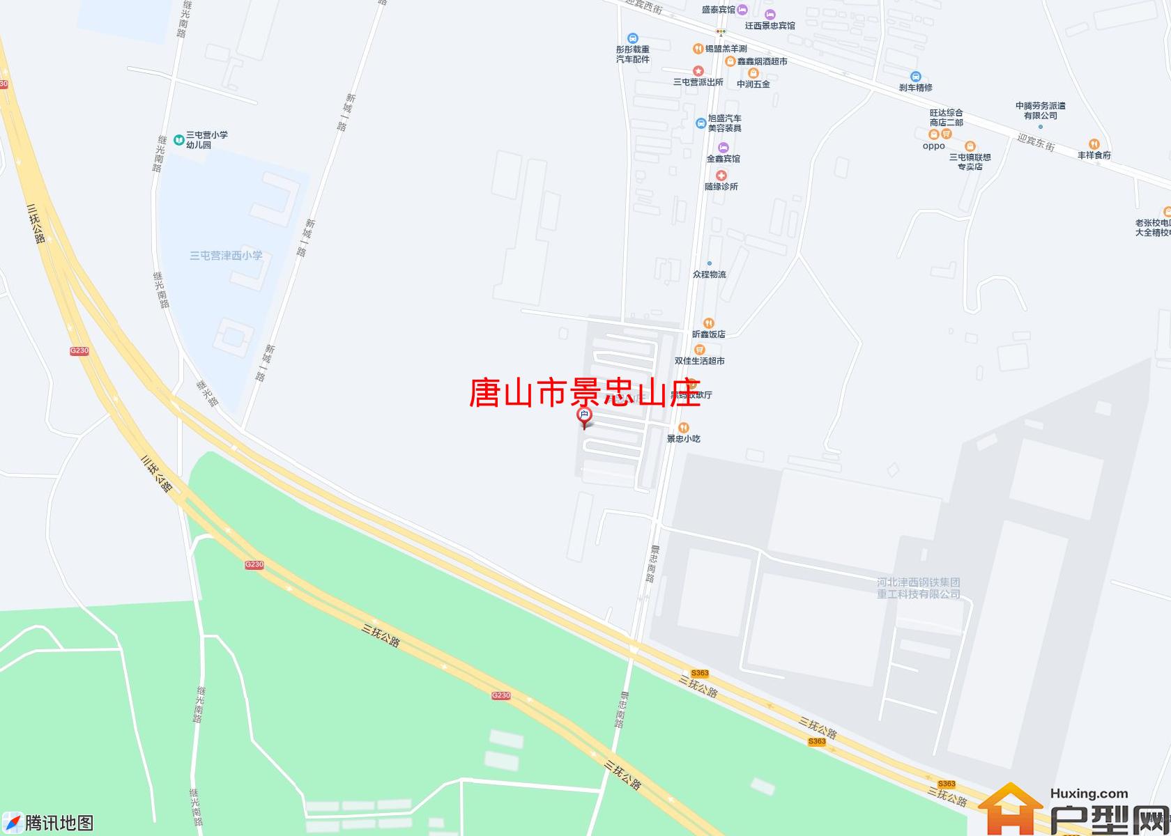 景忠山庄小区 - 户型网