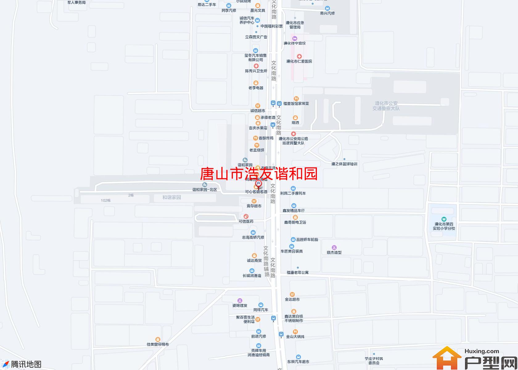 浩友谐和园小区 - 户型网