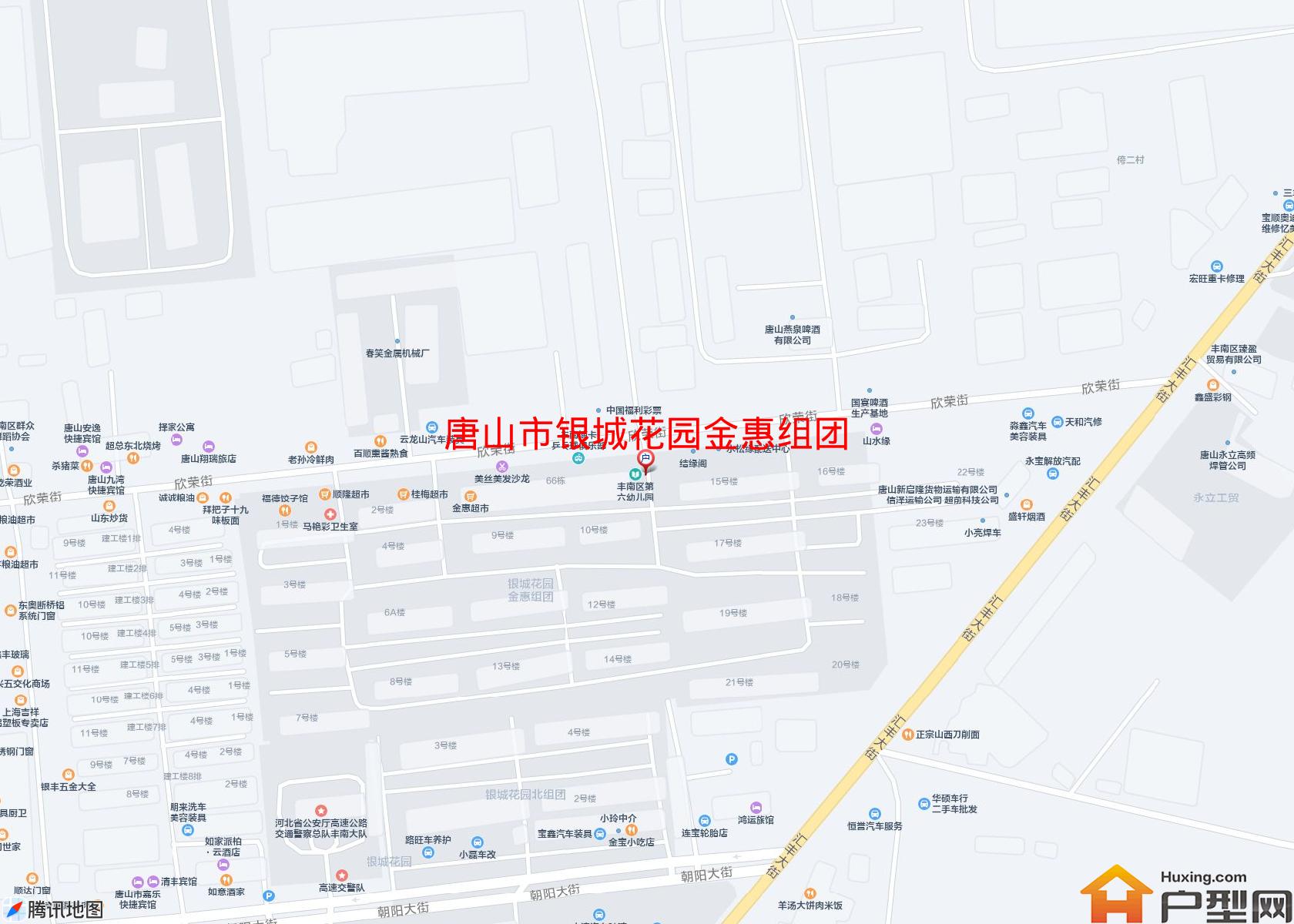 银城花园金惠组团小区 - 户型网